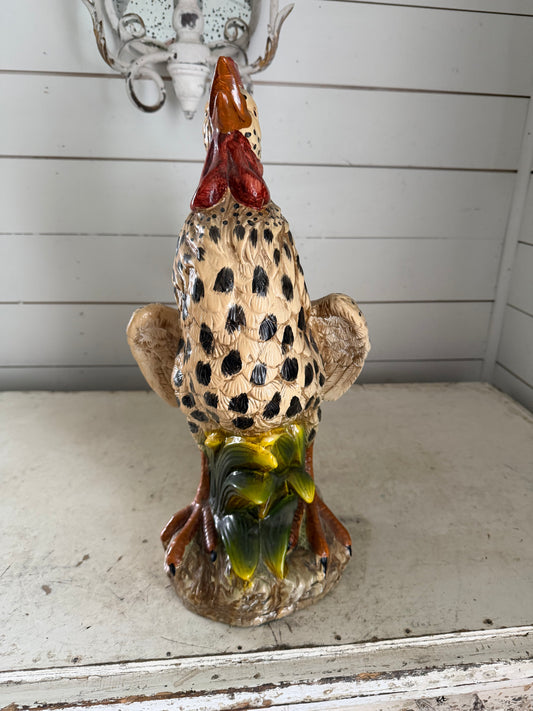Large Ceramic Rooster Will Get Makeover