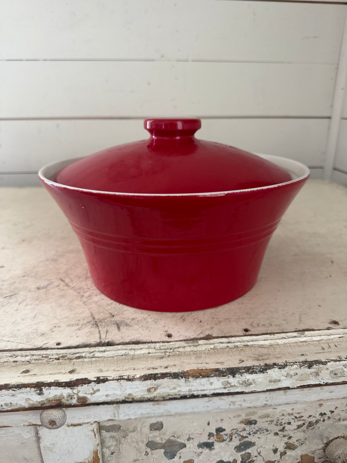 MASON CASH 2.5L Red Deep Casserole Dish / Stew Pot Oven Baking