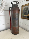 Vulcan Early 20th Century Brass and Copper Fire Extinguisher will get polished