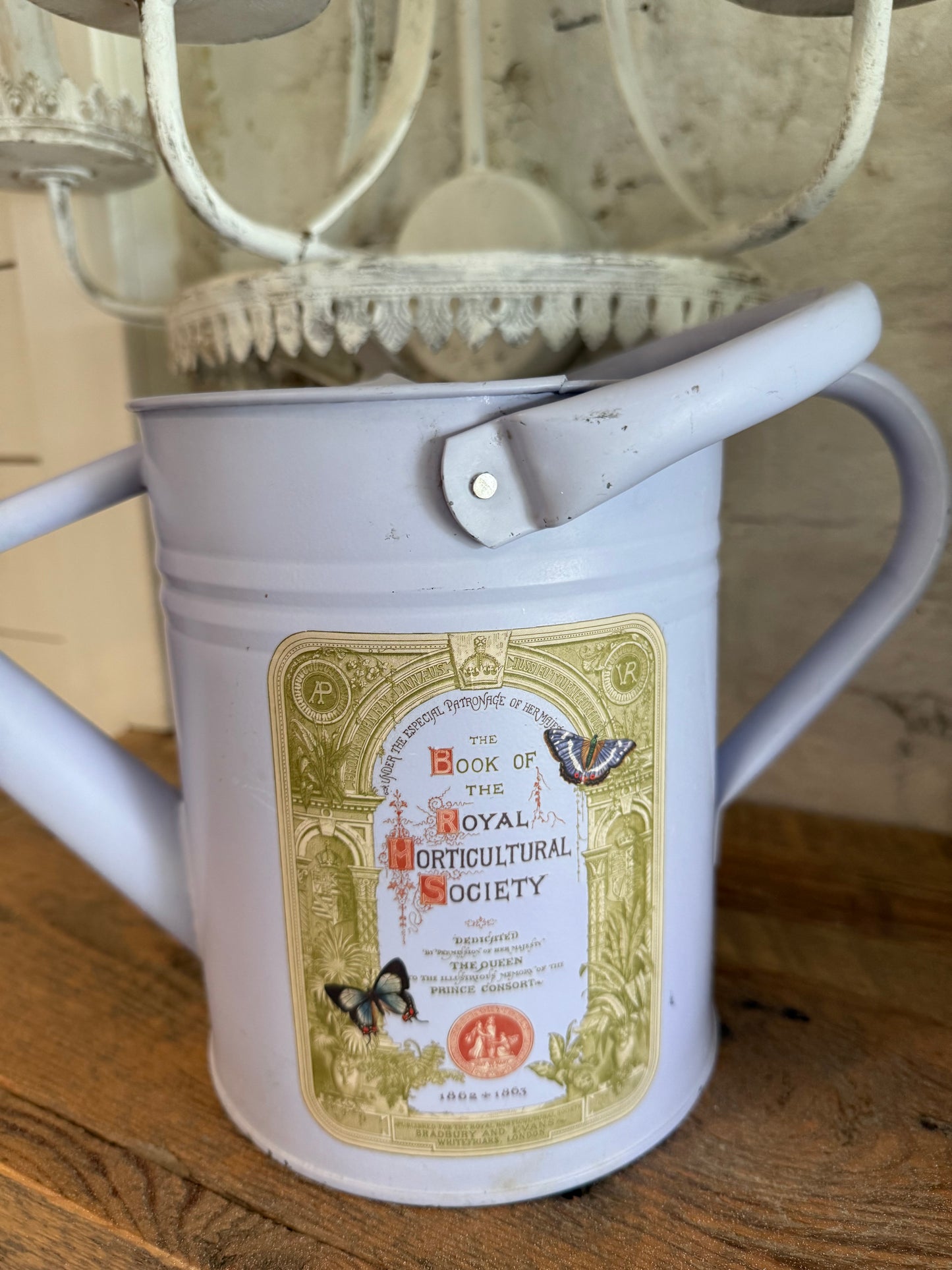 French Style Lavender Watering Can