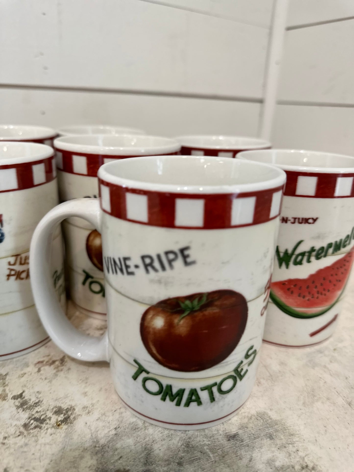 Home Trend Farm Stand Mugs Sold Individually