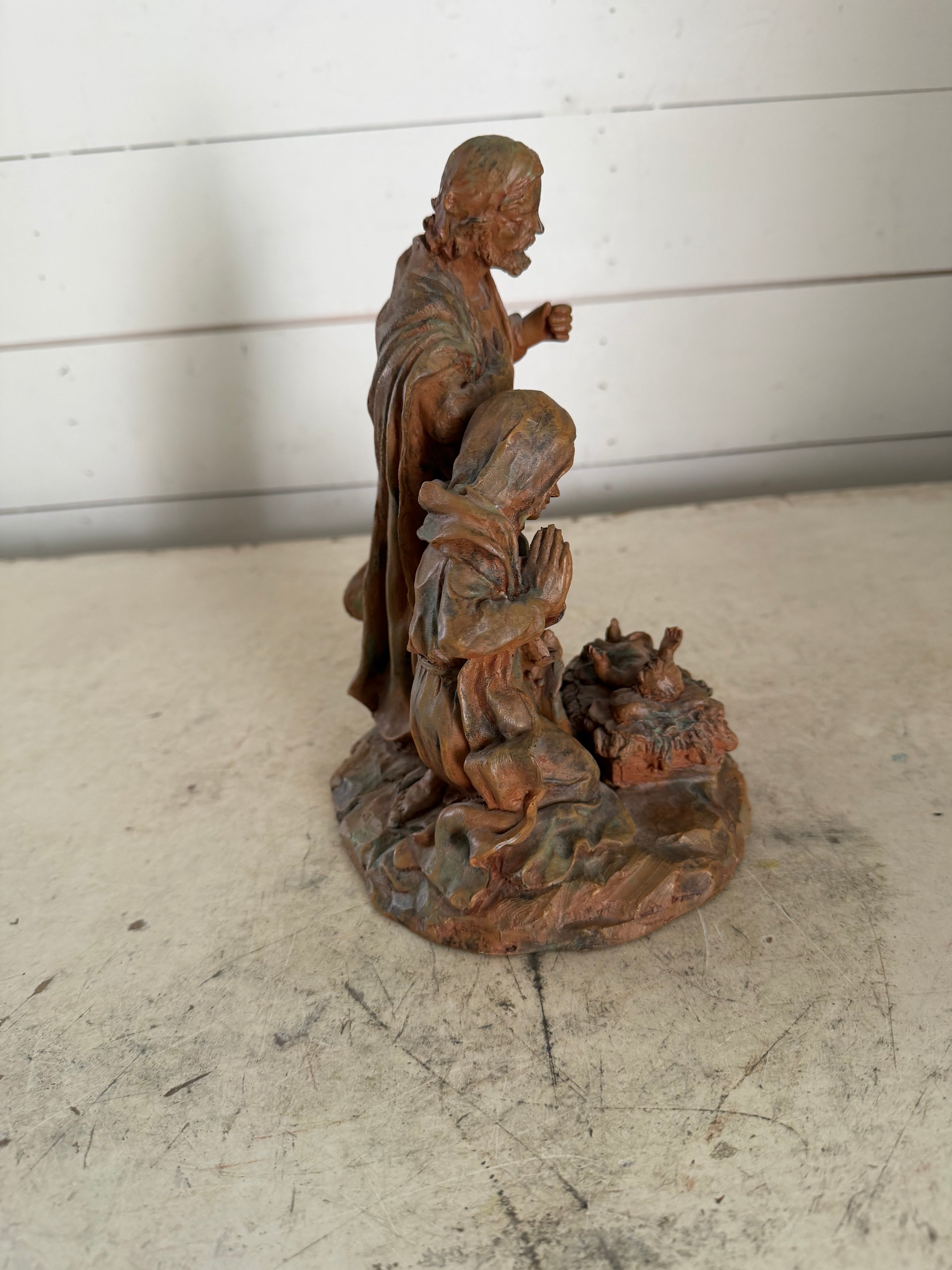 Vintage Resin Holy Family - Will Replace Joseph’s Missing Staff