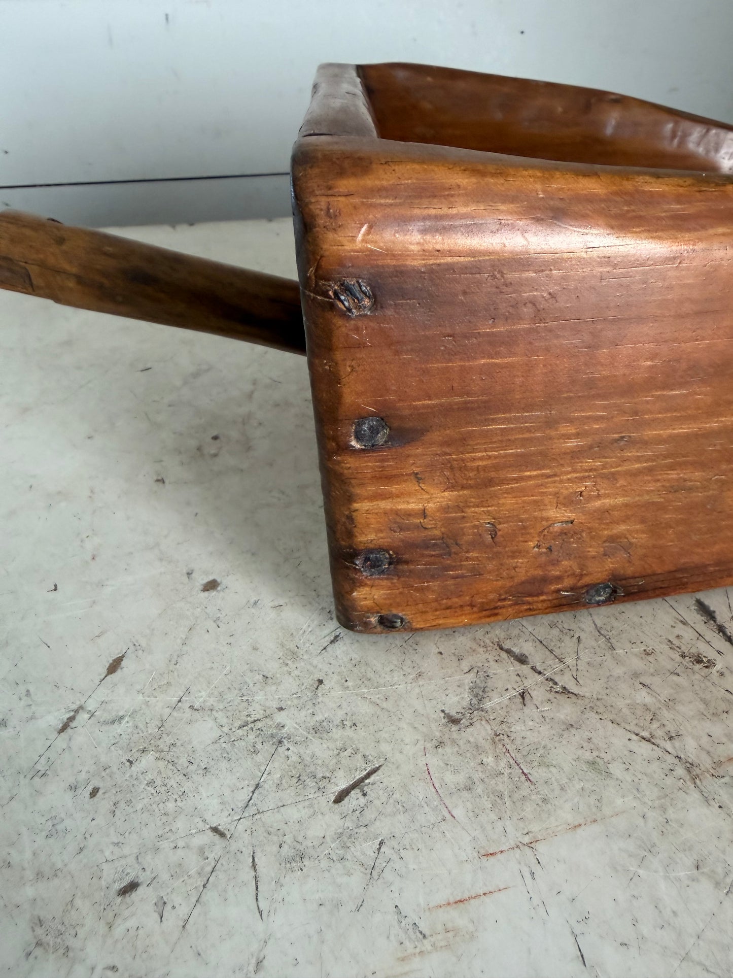 Rustic Mid Century Wood Salt and Grain Scoop