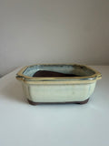 Vintage Glazed Ceramic Bonsai Pot