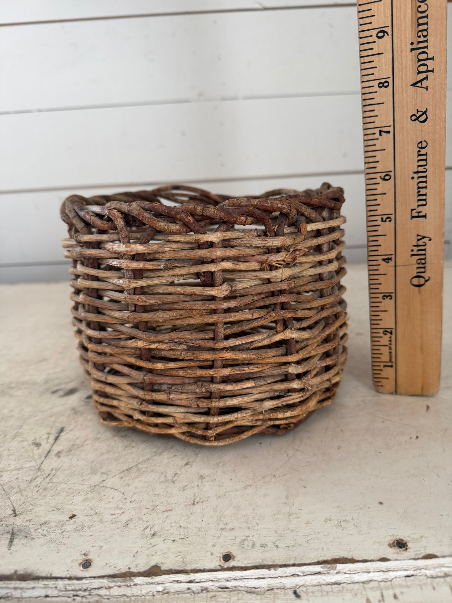 French Country Style Round Basket