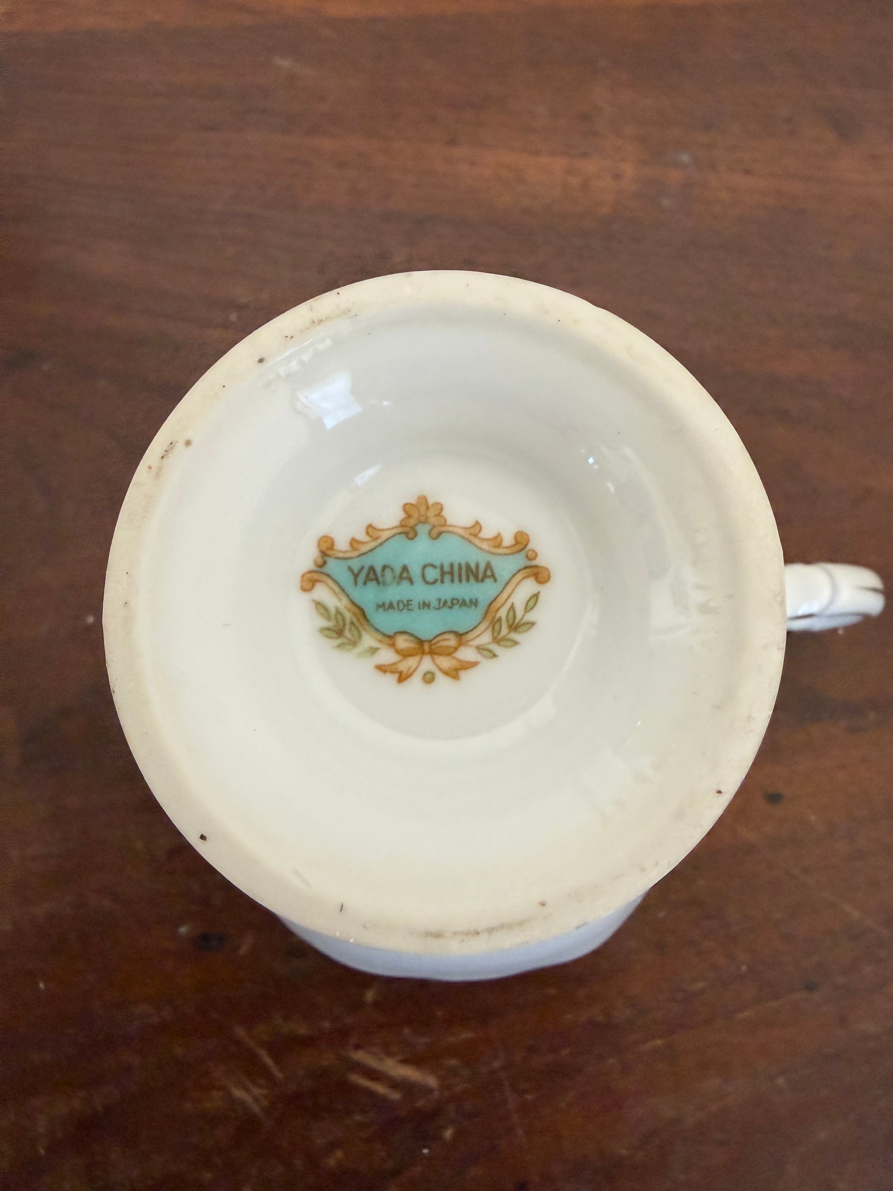 Rose Teacup and Saucer Yada Japan – Jami Ray Vintage