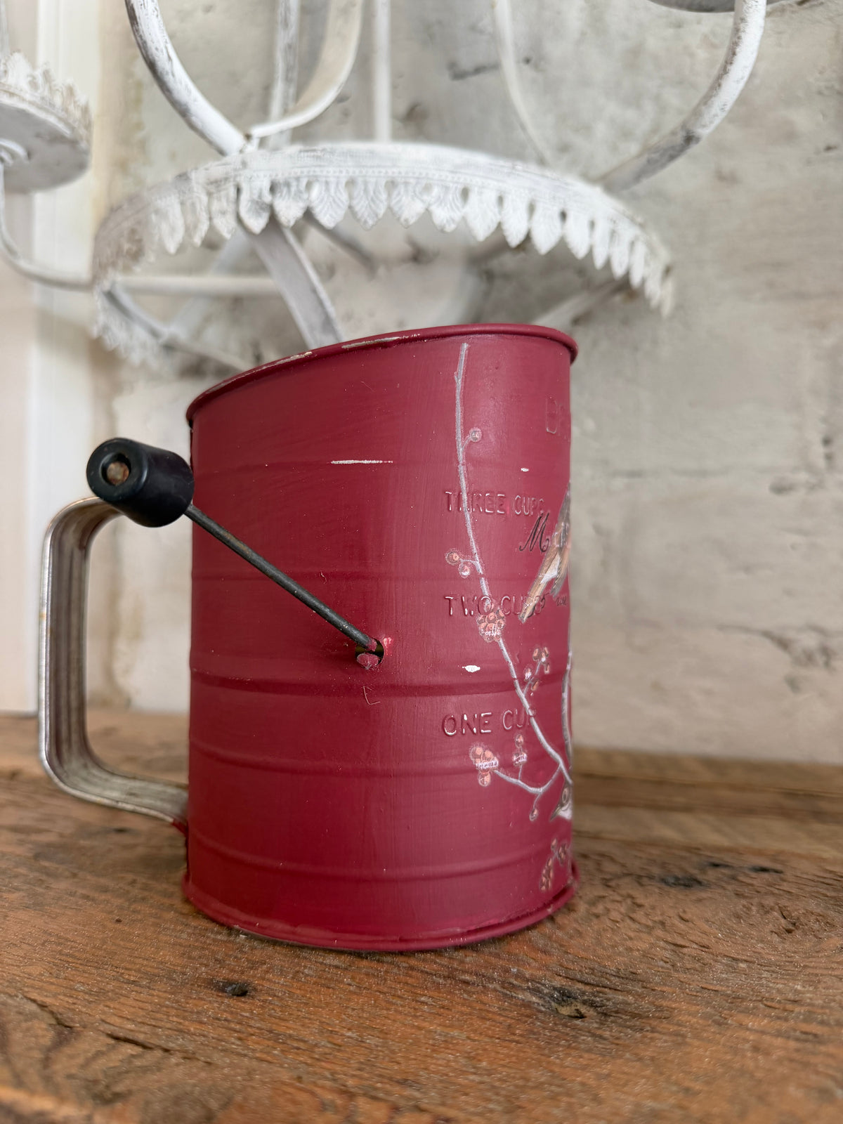 Hand Painted Sifter from decor