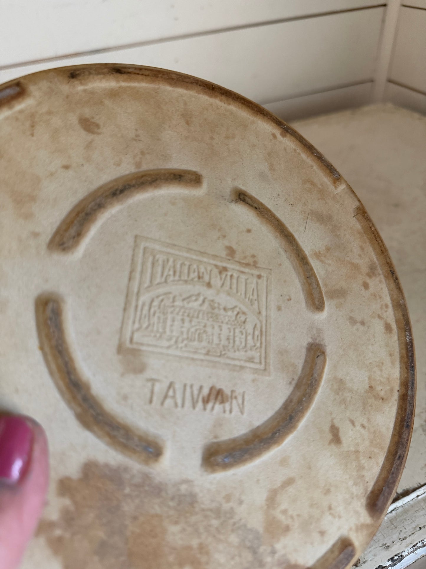 Small stoneware round sold individually