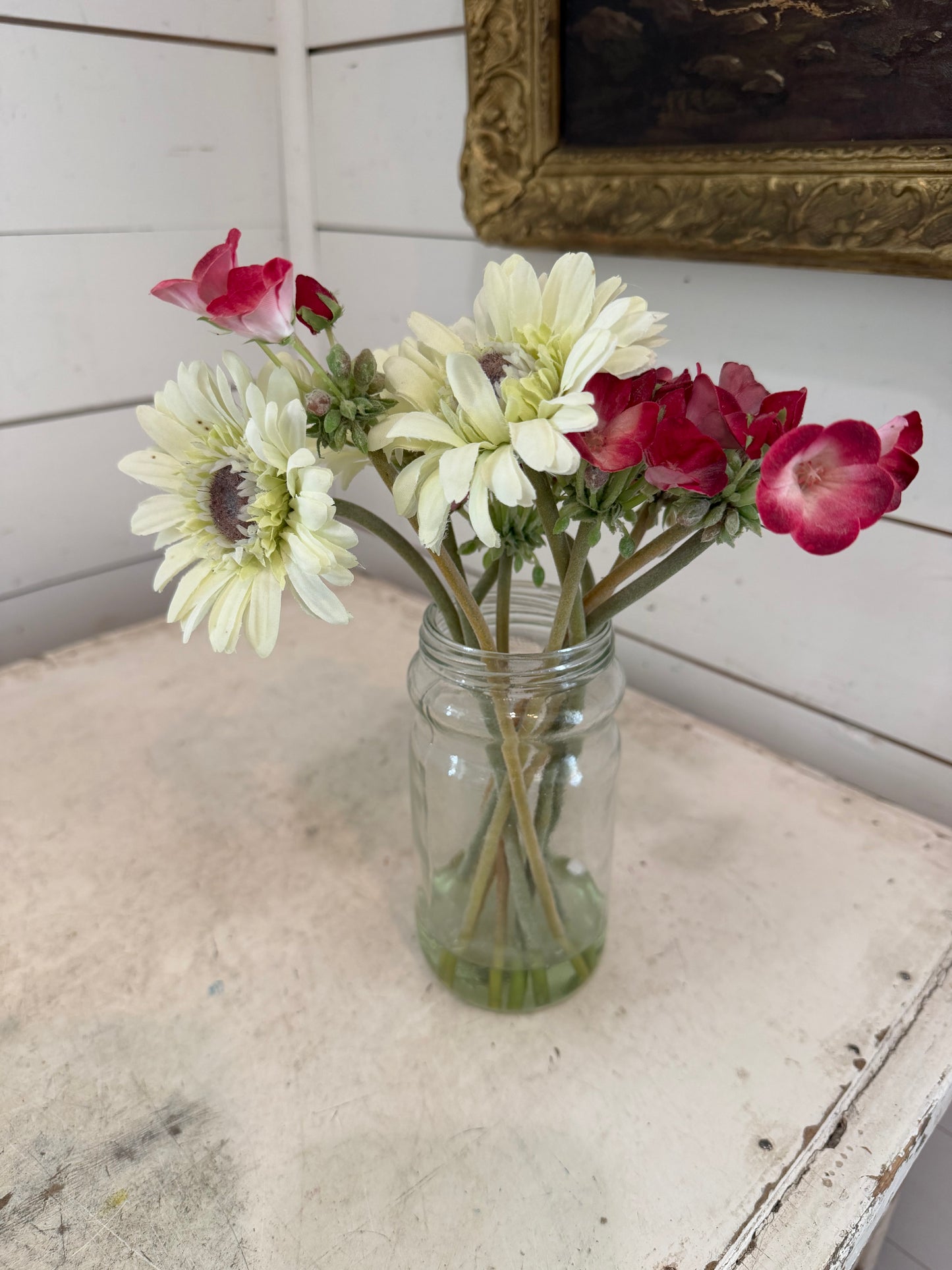 Gerber daisies in jar will get makeover