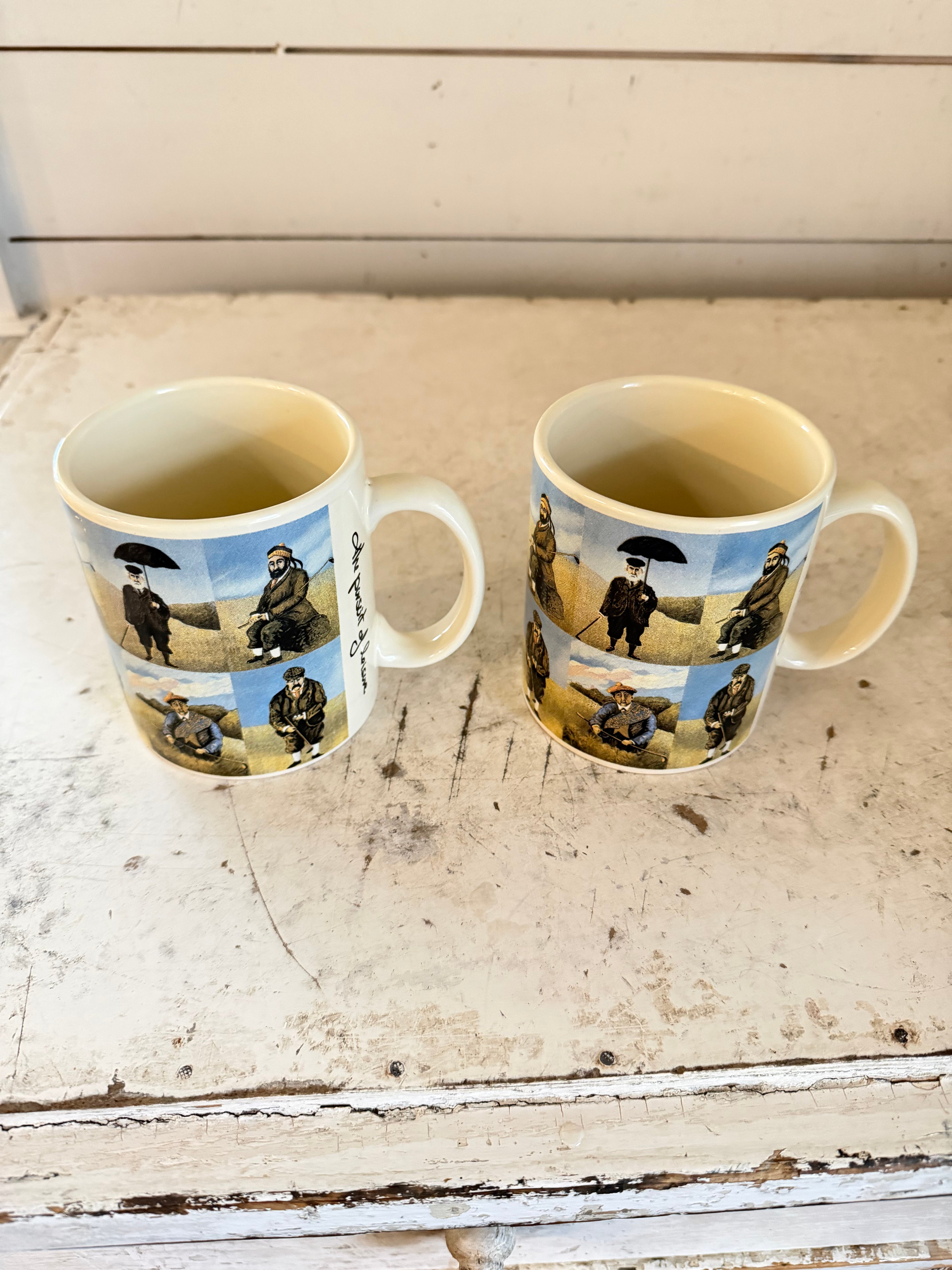 Collectible Vintage Mug “The Pursuit of Leisure” - Sold Individually