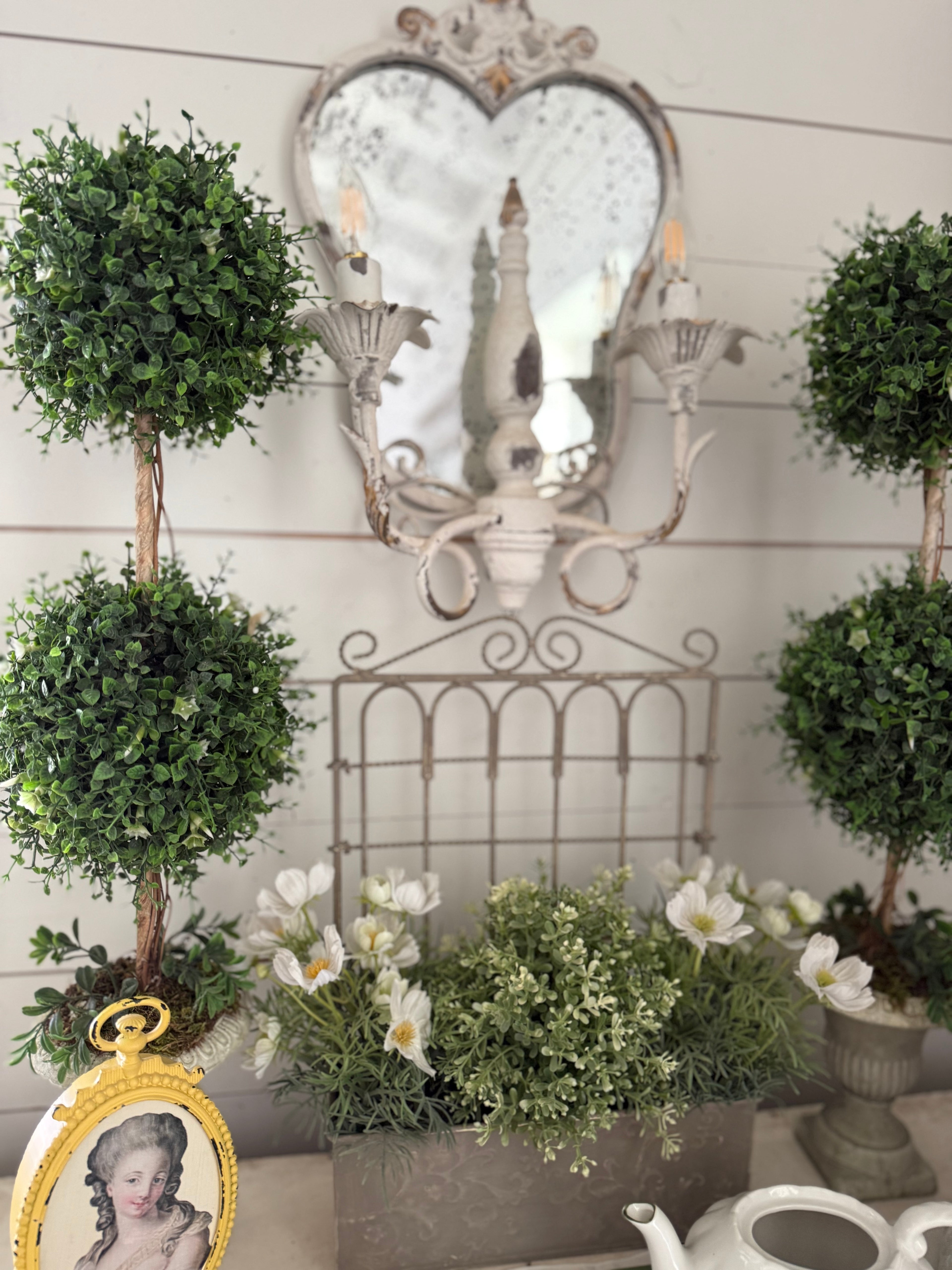 Cottage Styled Vignette as Seen on youtube - sold individually