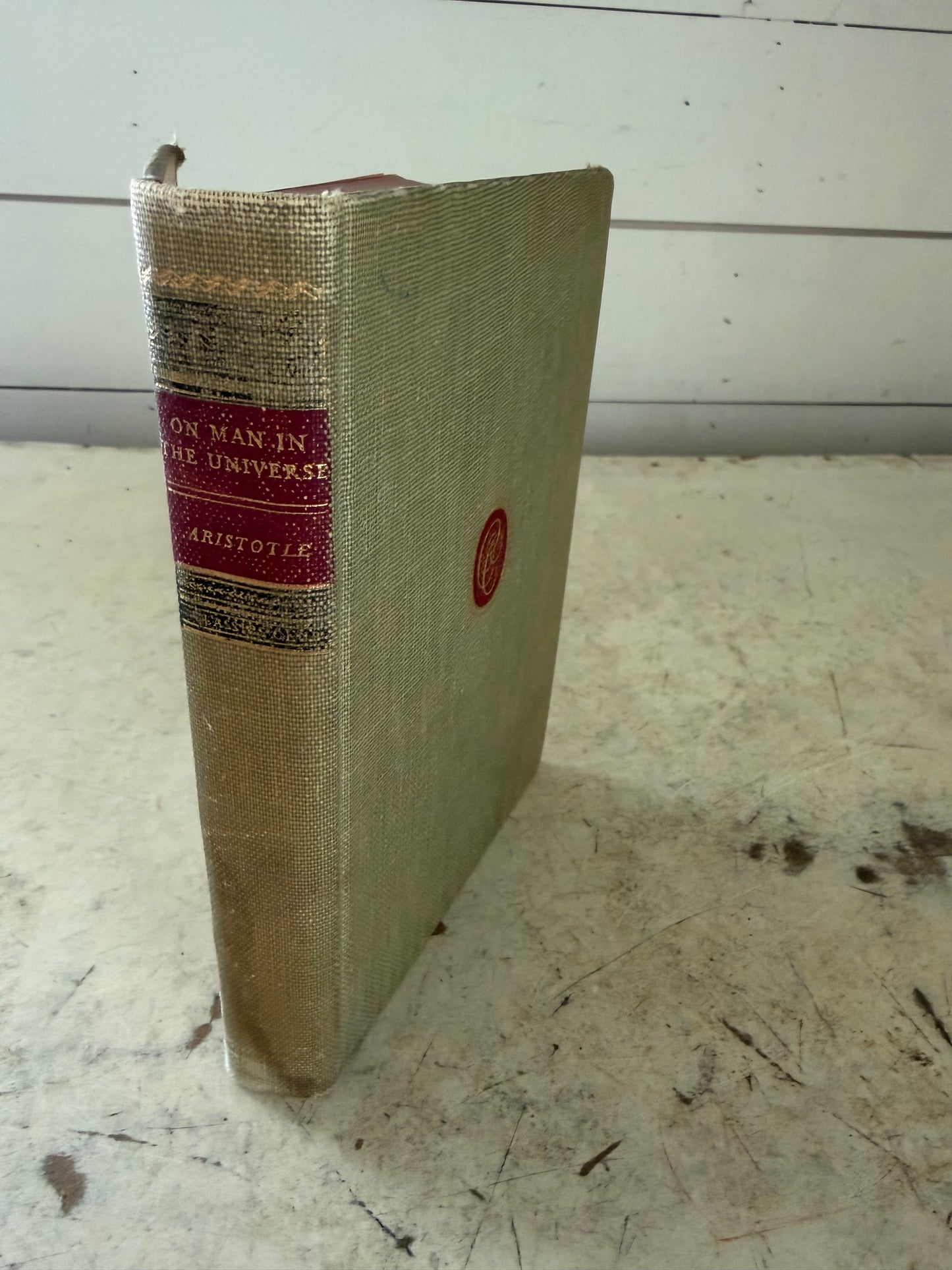 On Man in the Universe by Aristotle, published by Walter J. Black for the Classics Club