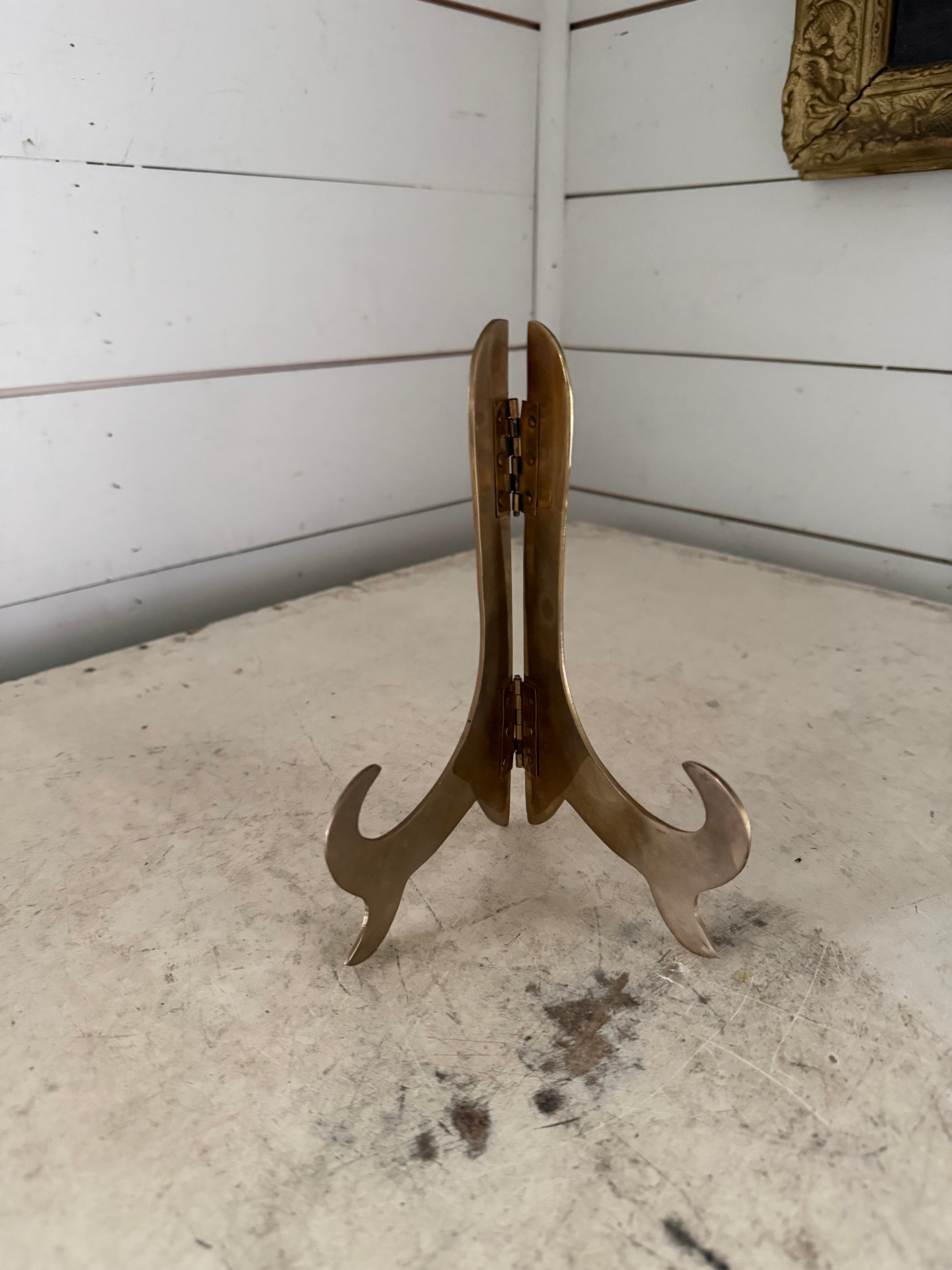 Brass easel