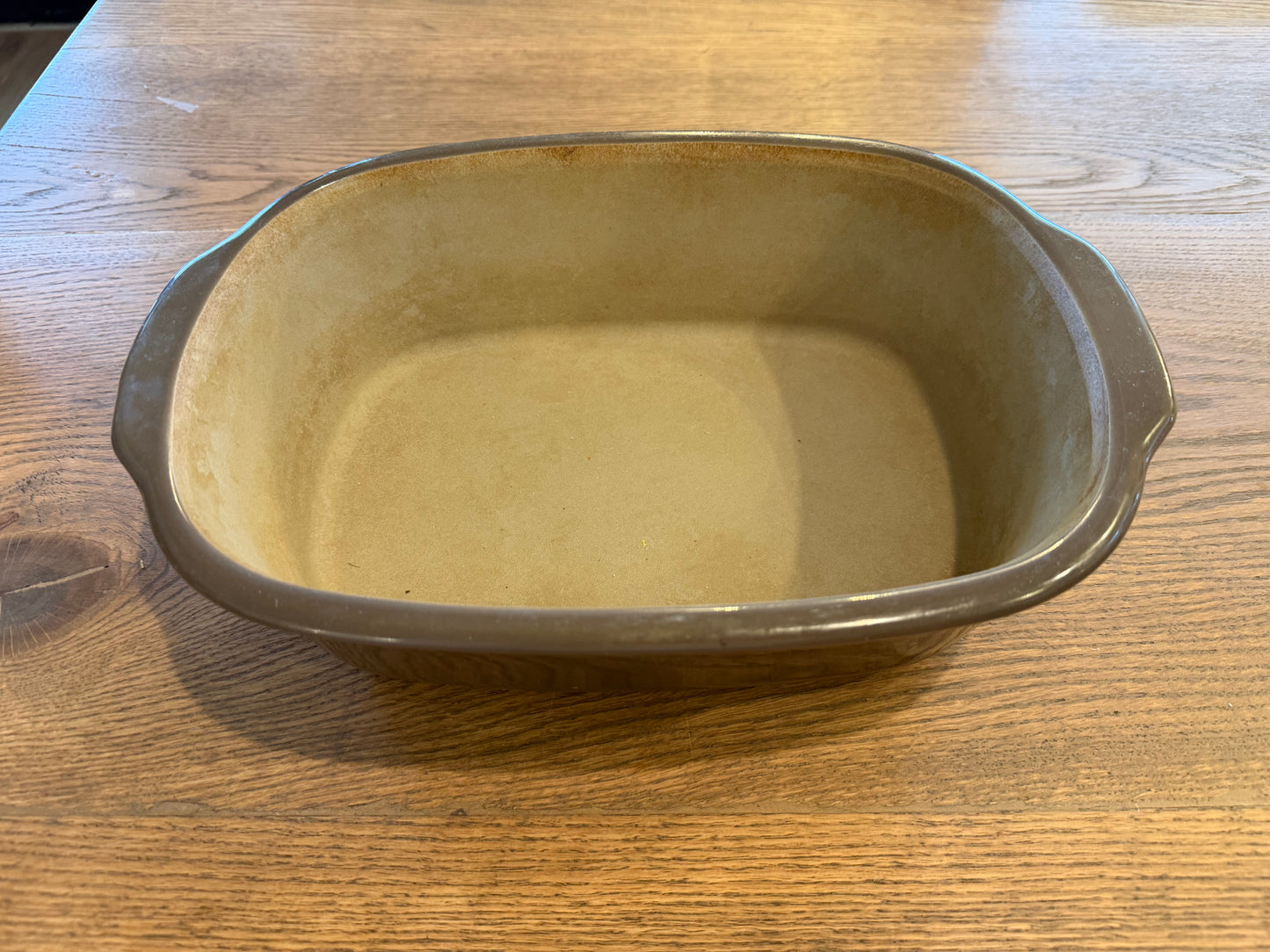 Pampered Chef Stoneware 3.1 Qt Gray Rectangular Baker