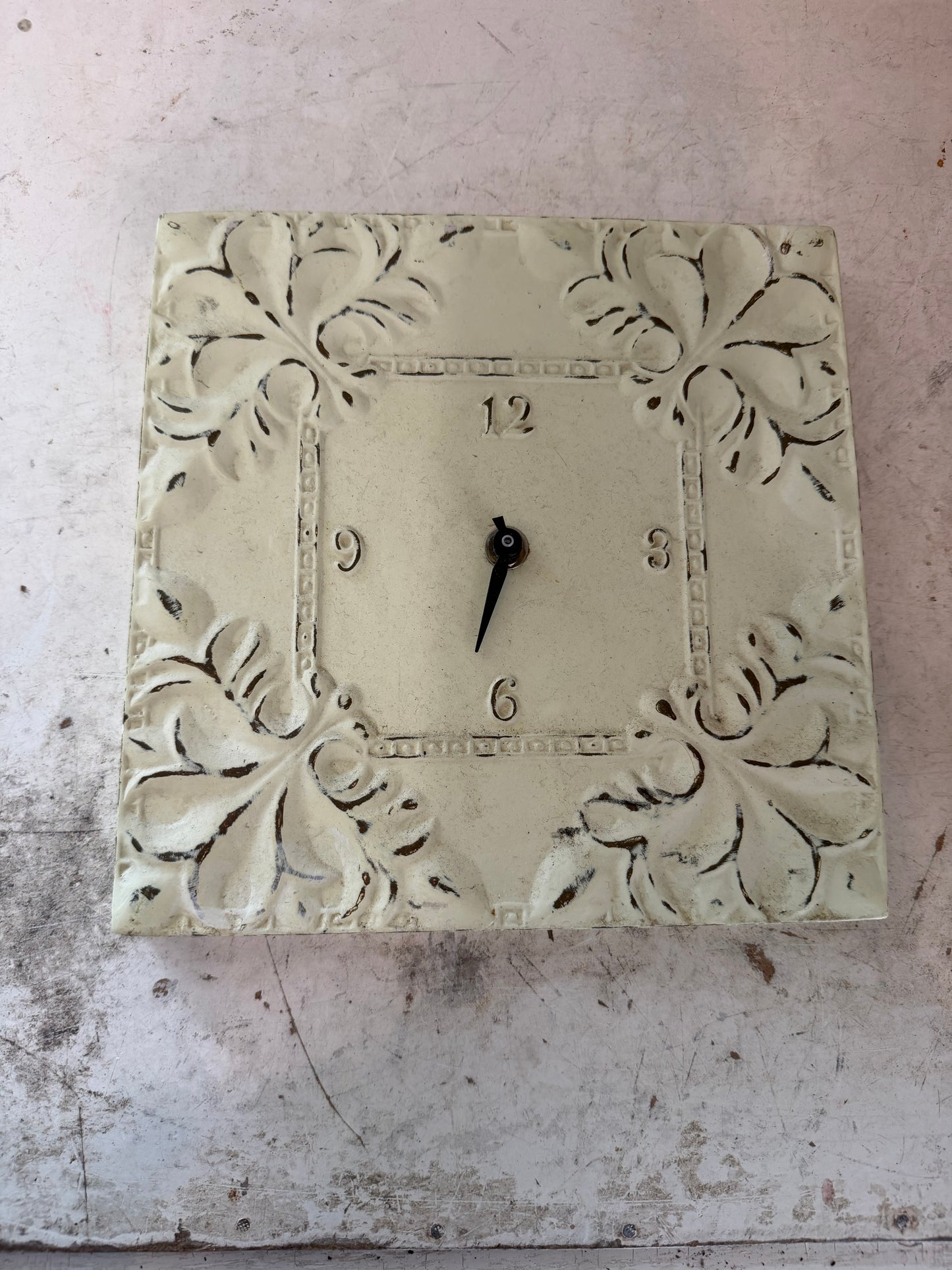 Pressed clock will get makeover