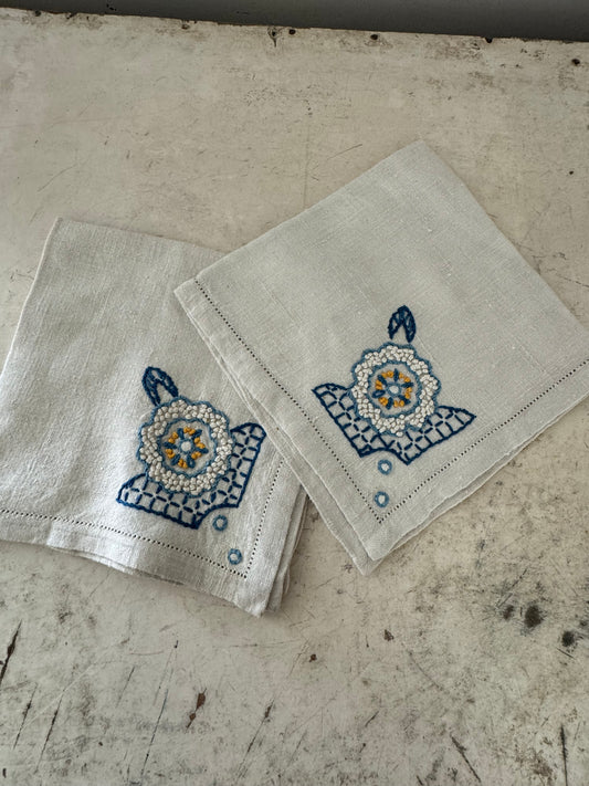 Set of Embroidered napkins