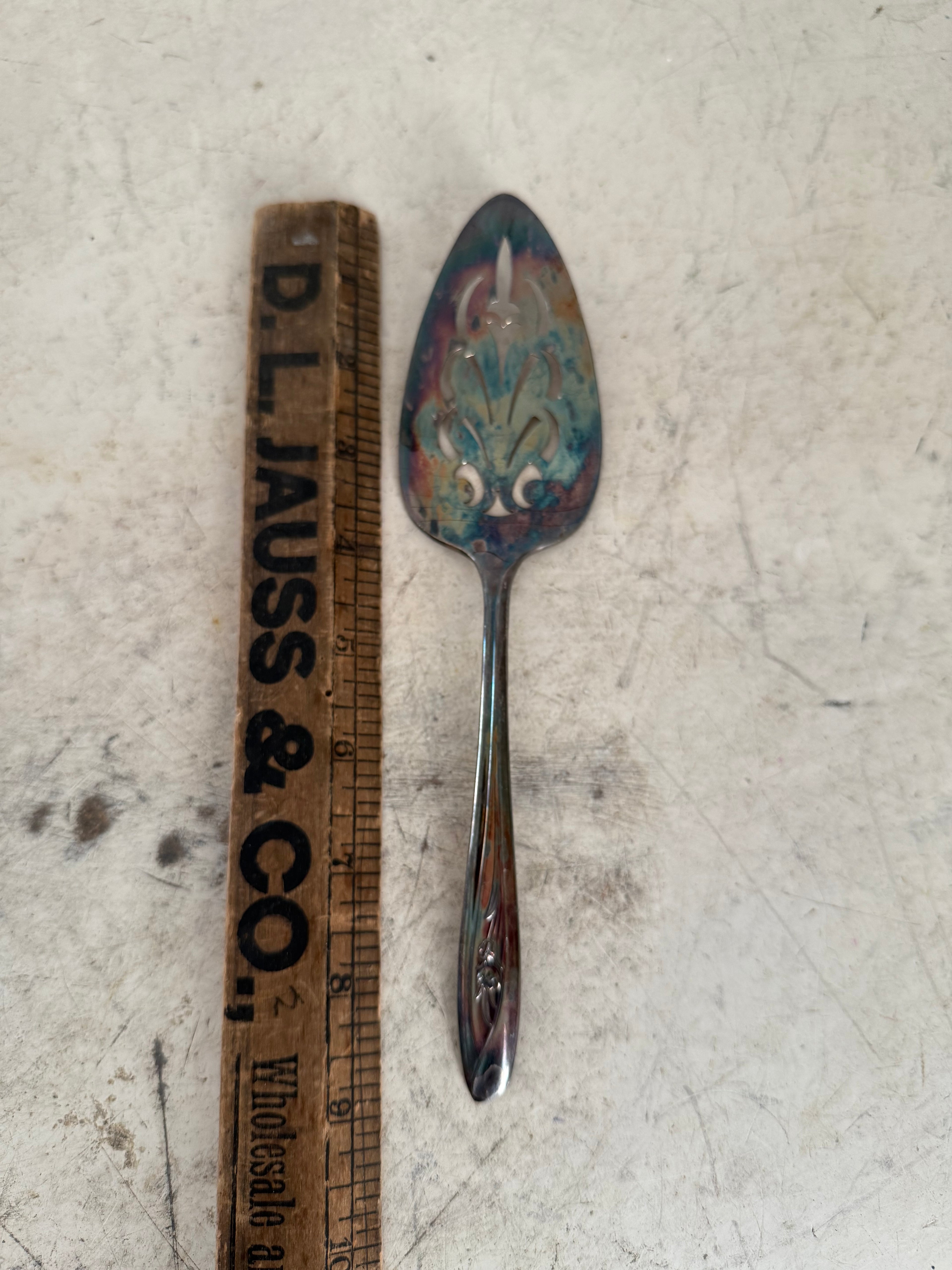 Vintage Silver Plate Cake Server