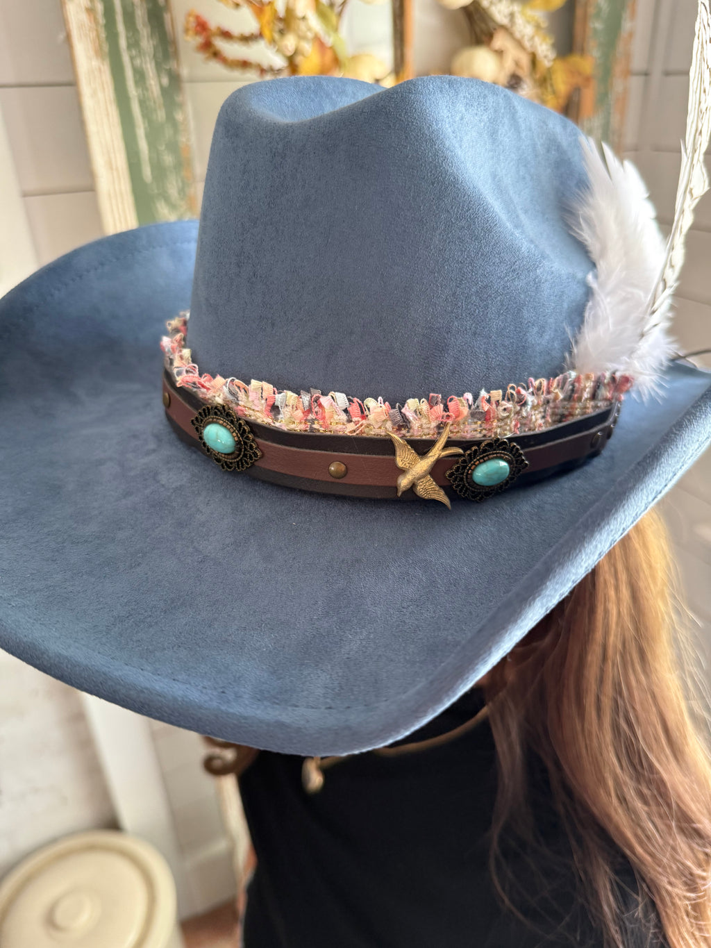 Cowgirl Hat - Custom Embelished - E