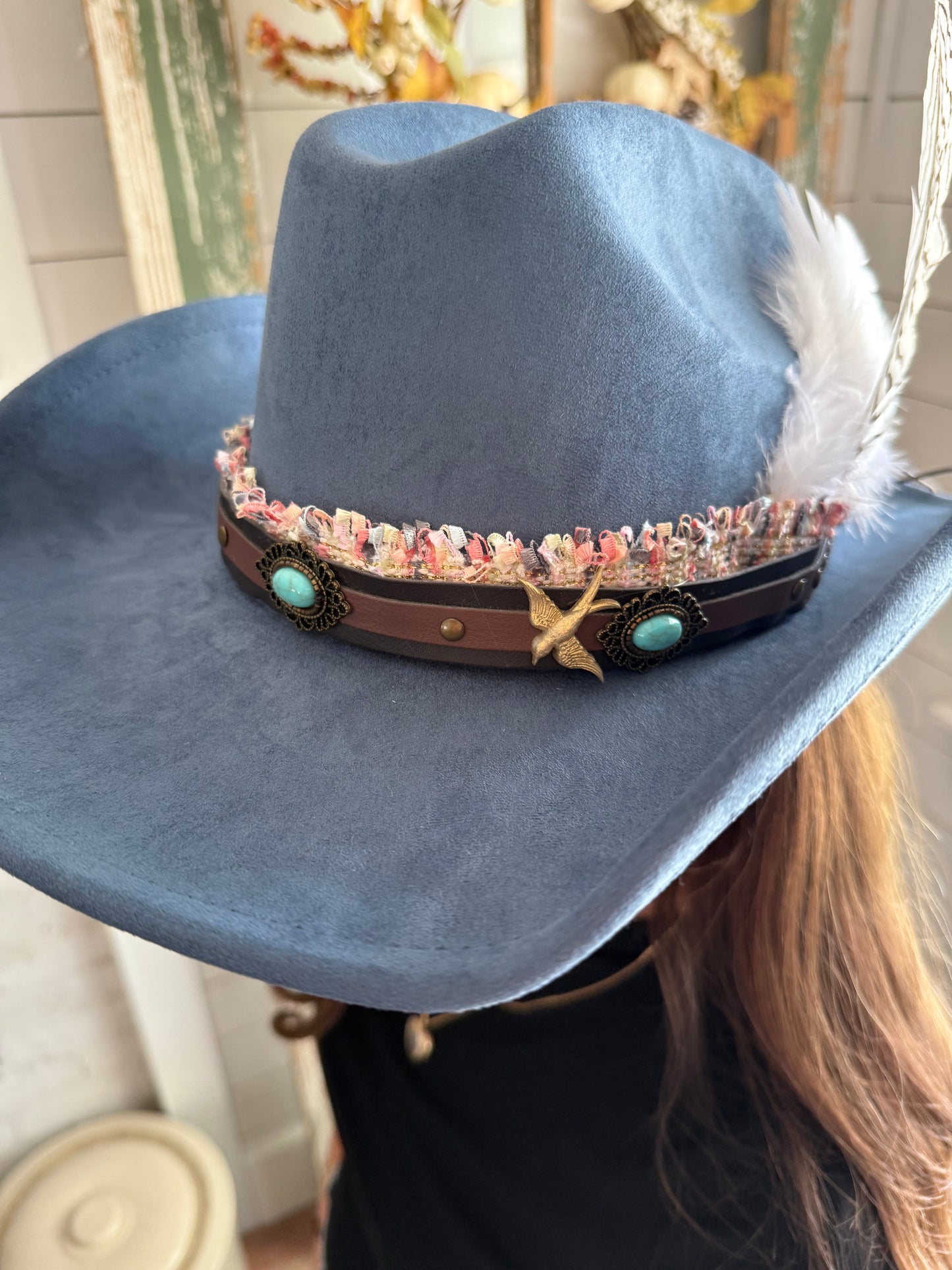 Cowgirl Hat - Custom Embelished - E