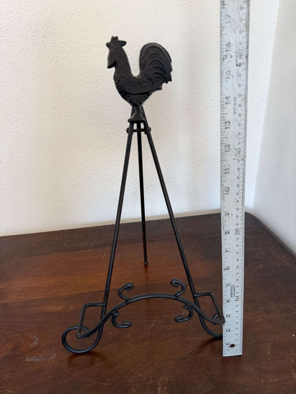 Cast iron Chicken Picture easel or cookbook holder