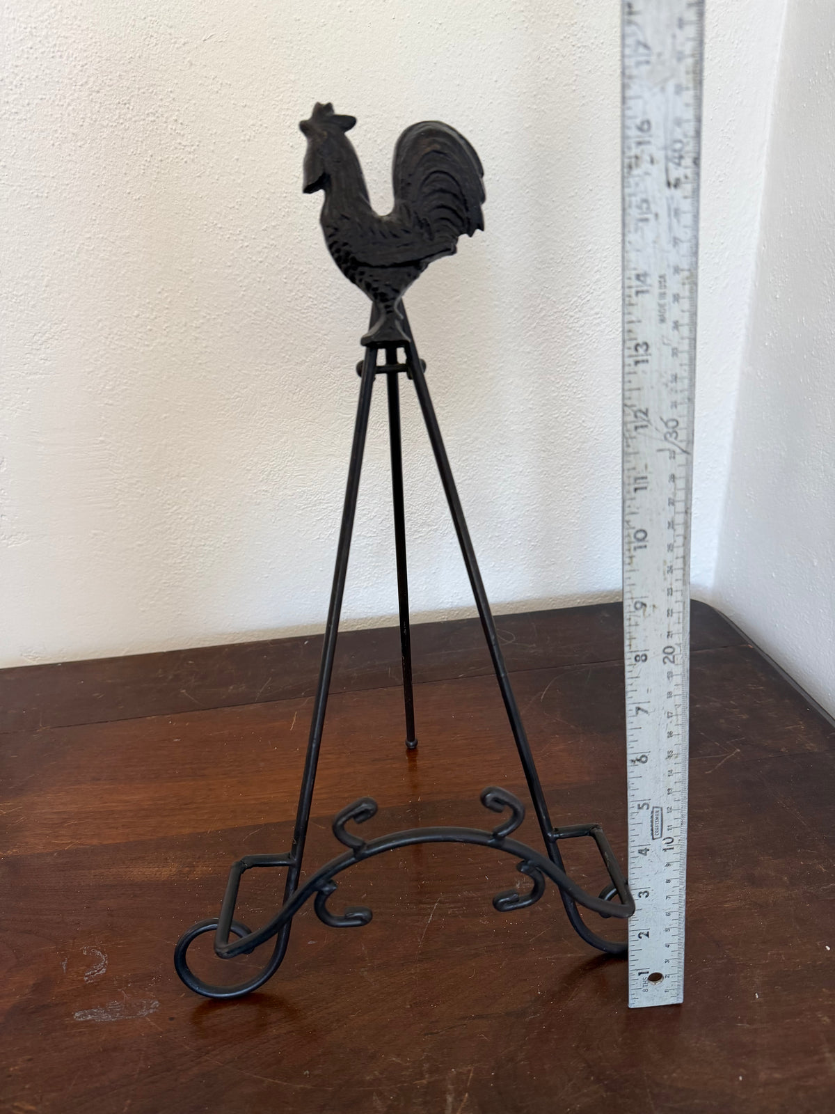 Cast iron Chicken Picture easel or cookbook holder