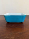 Pyrex Blue Refrigerator Dish 0502 Vintage Small Loaf Bread MCM Vintage