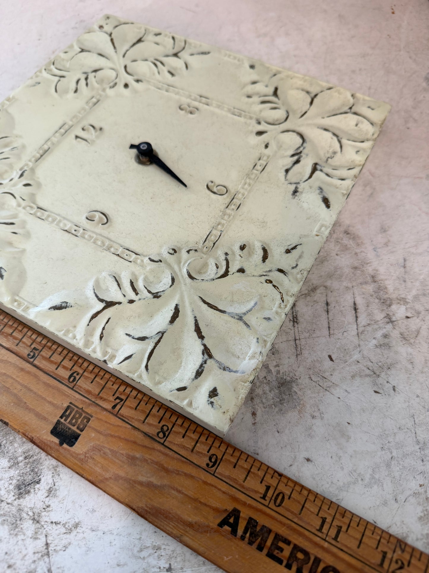 Pressed clock will get makeover