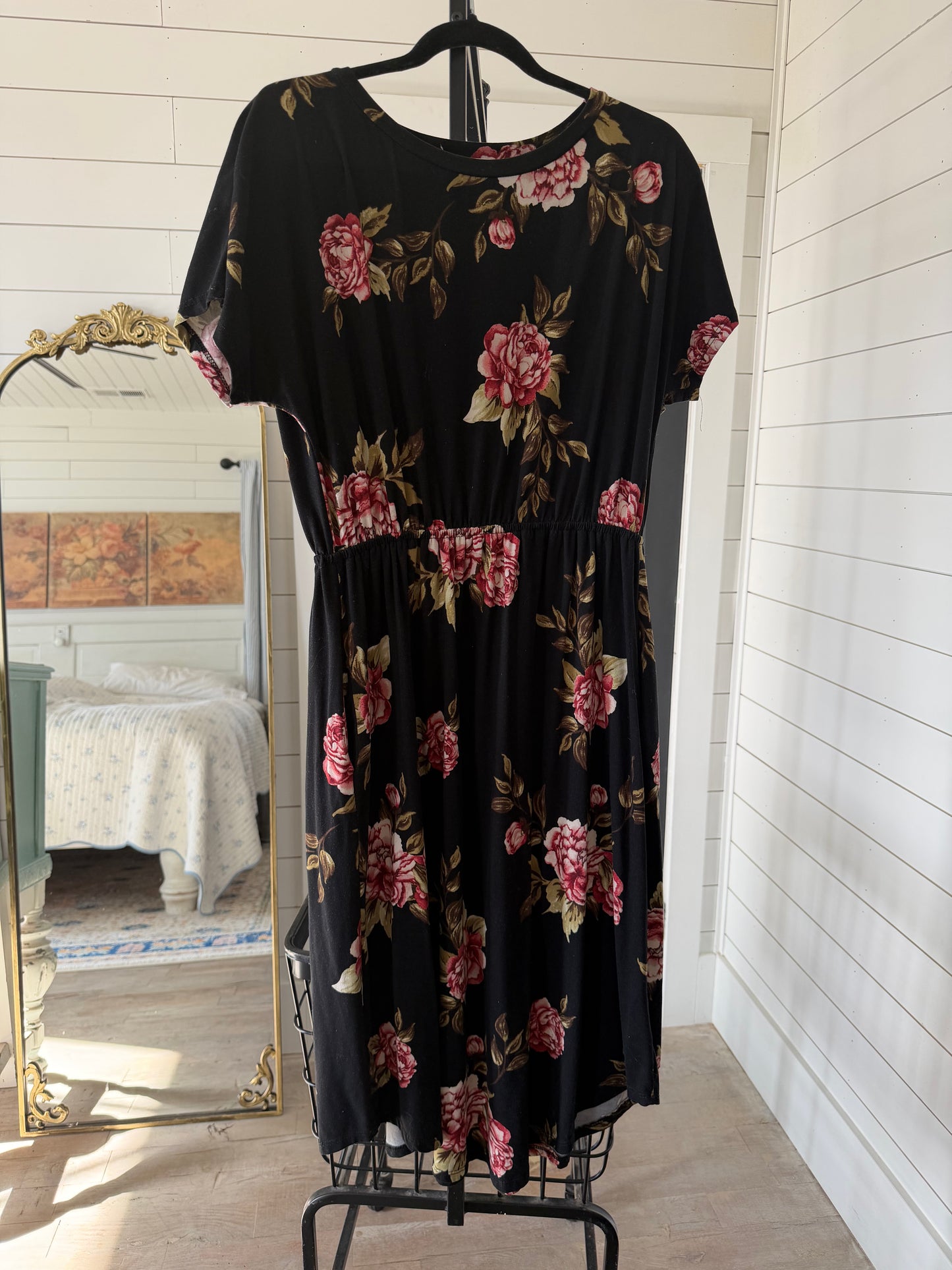 Black Rose Reborn J Dress Large - Has pockets made in USA