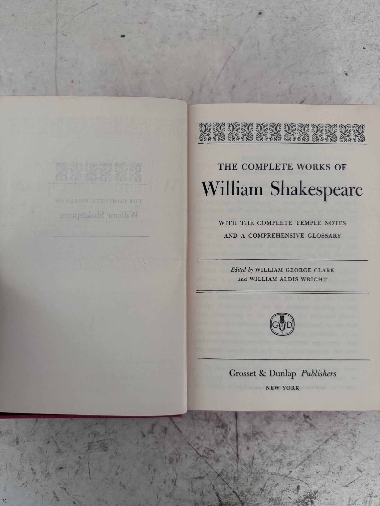 The Complete Works of William Shakespere - Book