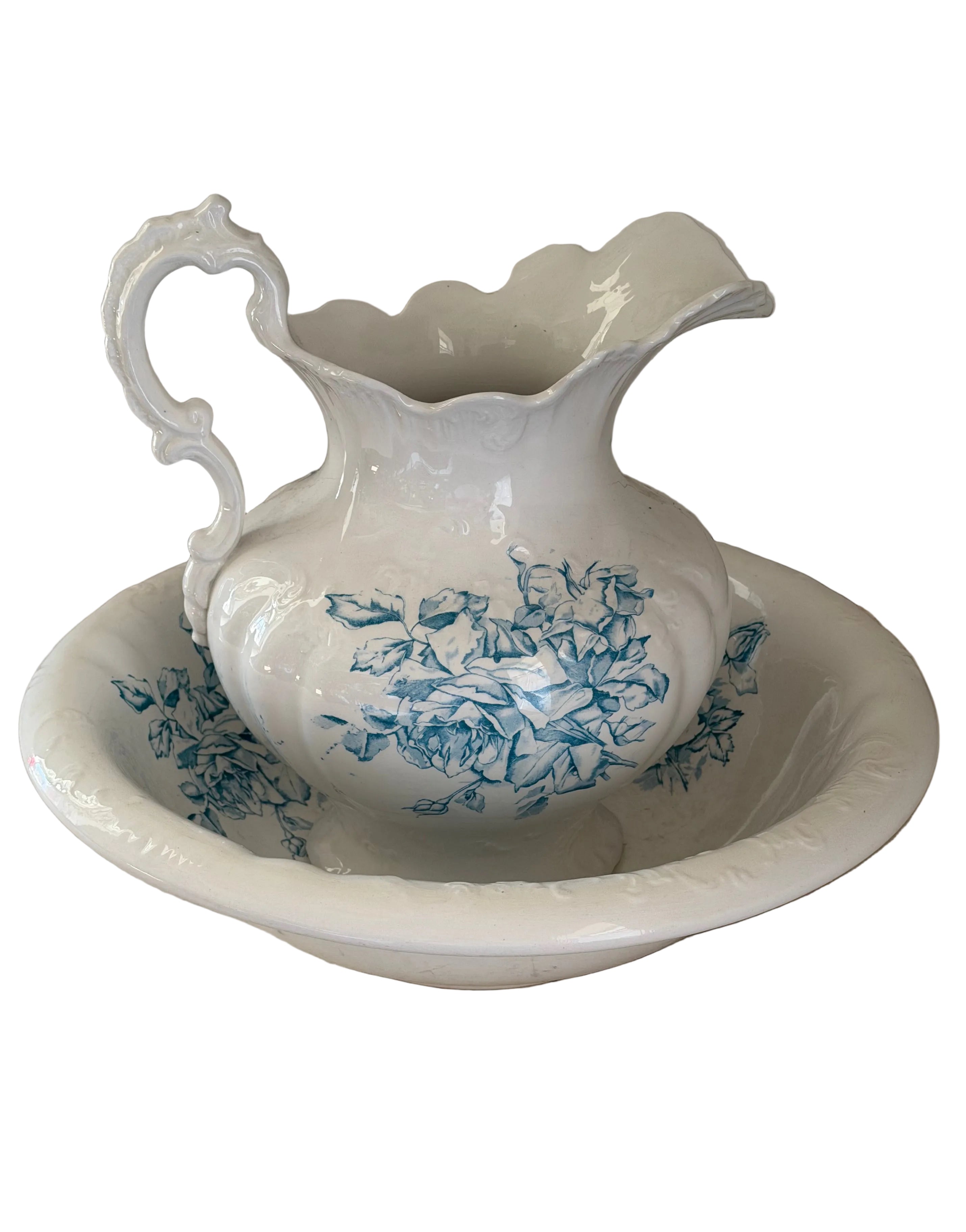 Vintage Homer Laughlin Bowl & Pitcher