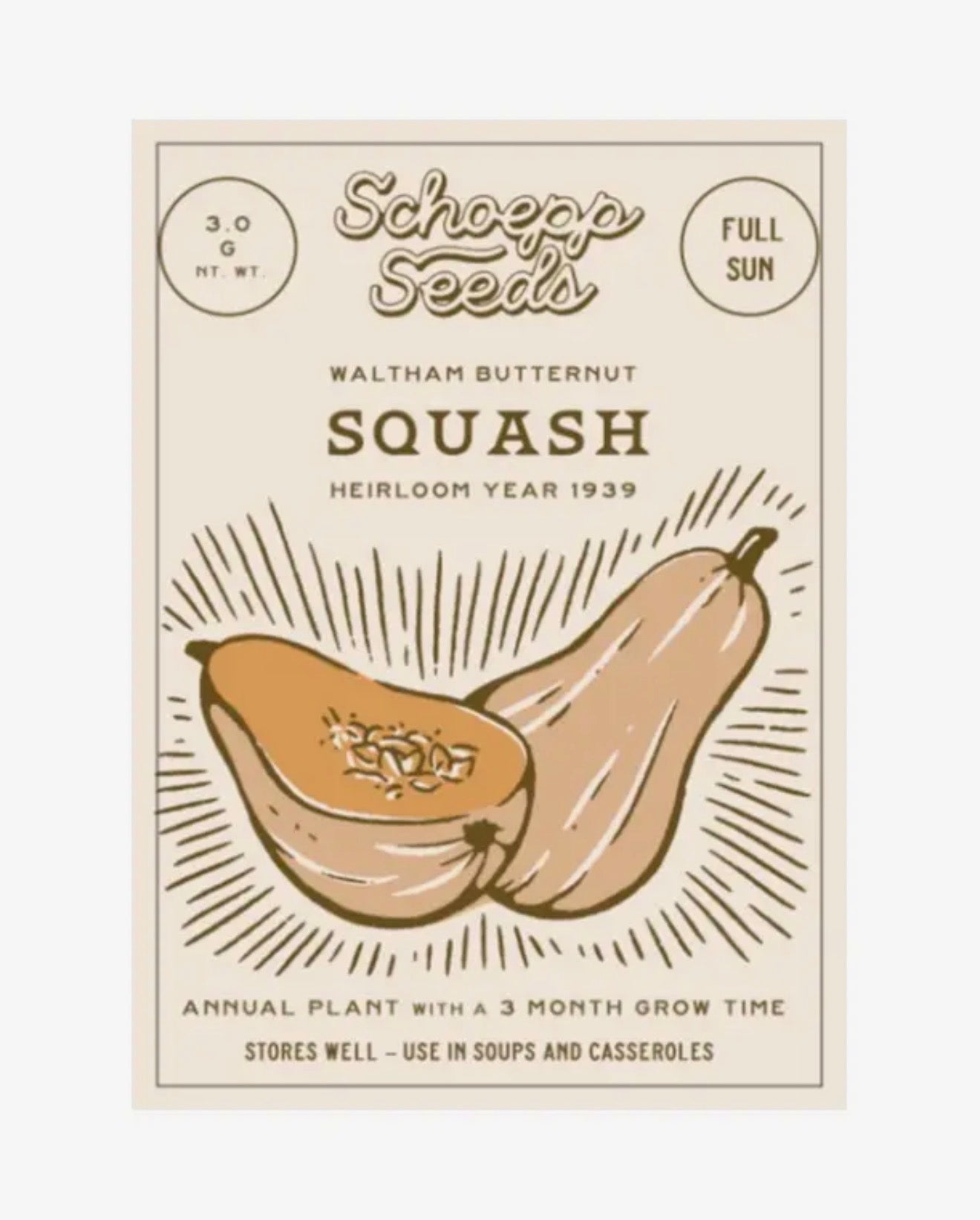 Schoepp Heirloom / Open Pollenated Seeds