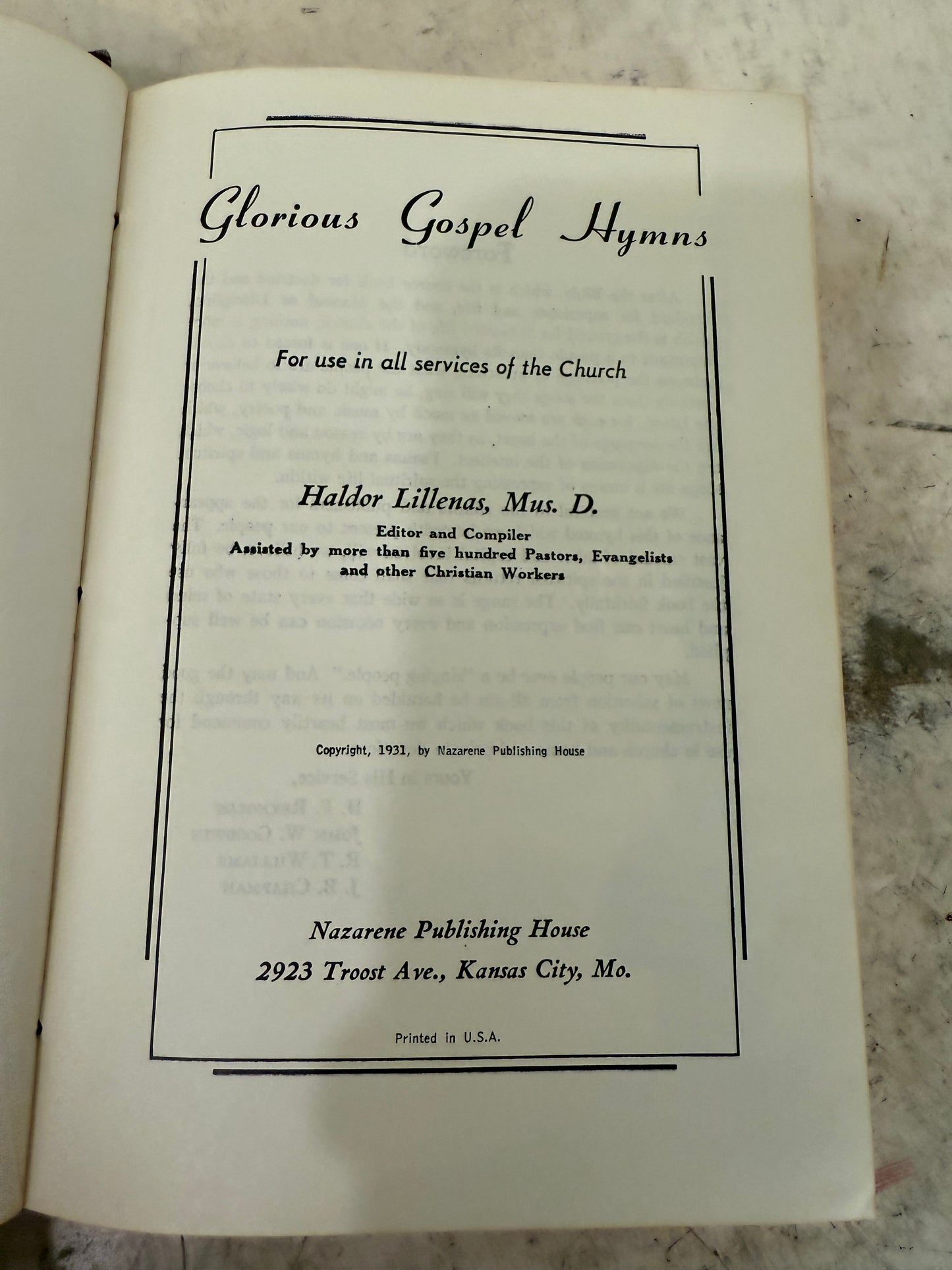 Glorious Gospel Hymns