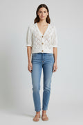 Downeast Short Sleeve Cardigan Small