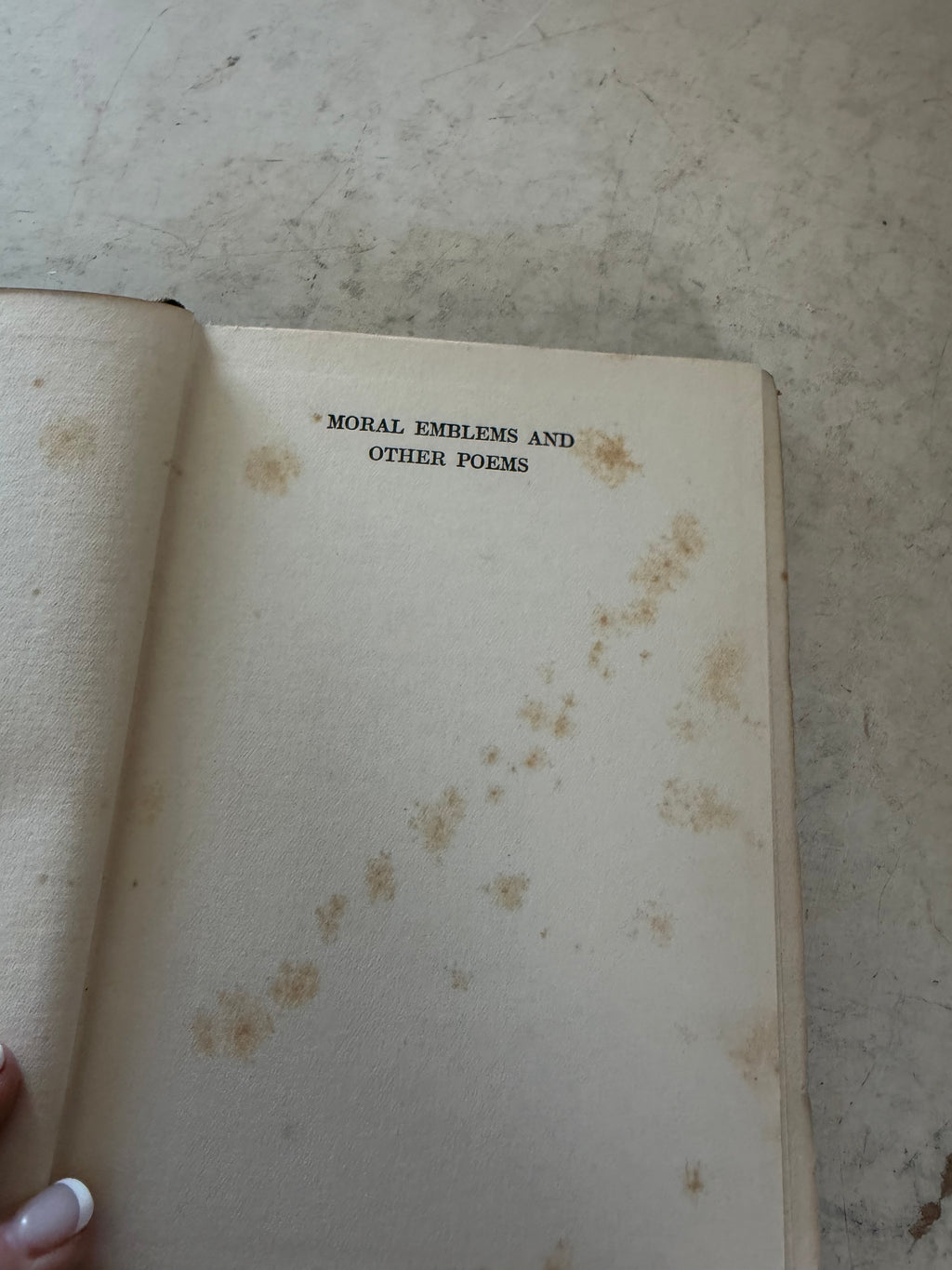 Moral Emblems by R. Louis Stevenson