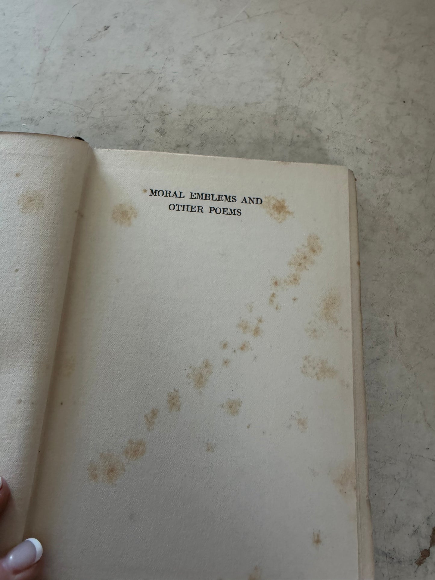 Moral Emblems by R. Louis Stevenson