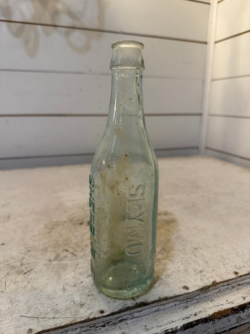 Antique Seymour’s soda bottle