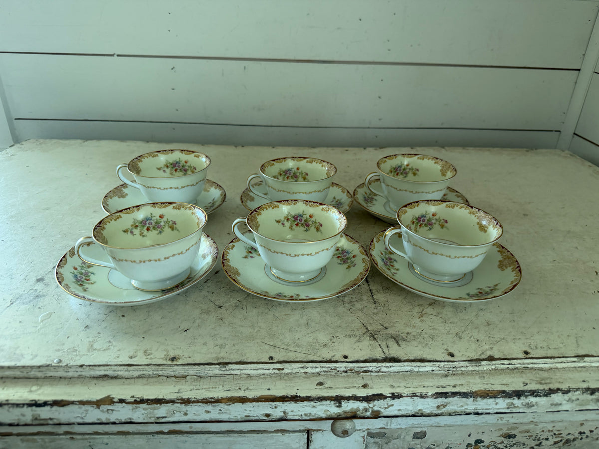 Vintage Noritake China - gold trim -occupied Japan - sold individually