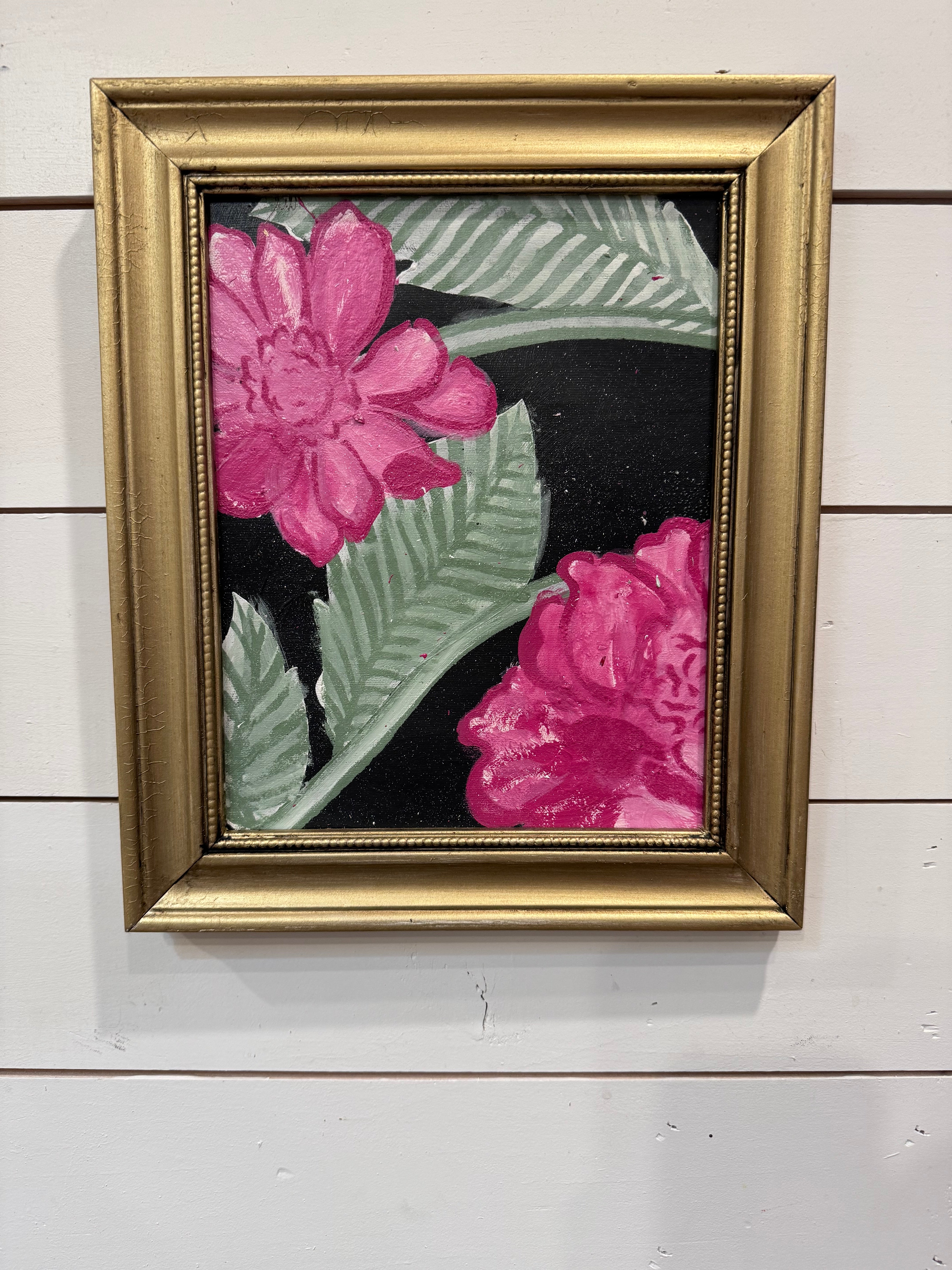 Hand Painted Original Art by Jami Ray Framed