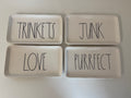Rae Dunn TRINKETS Tray Dish Plate by Magenta 9.25"Rae Dunn Tray Dish Plate by Magenta 9.25" sold individually