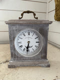 Gray washed clock