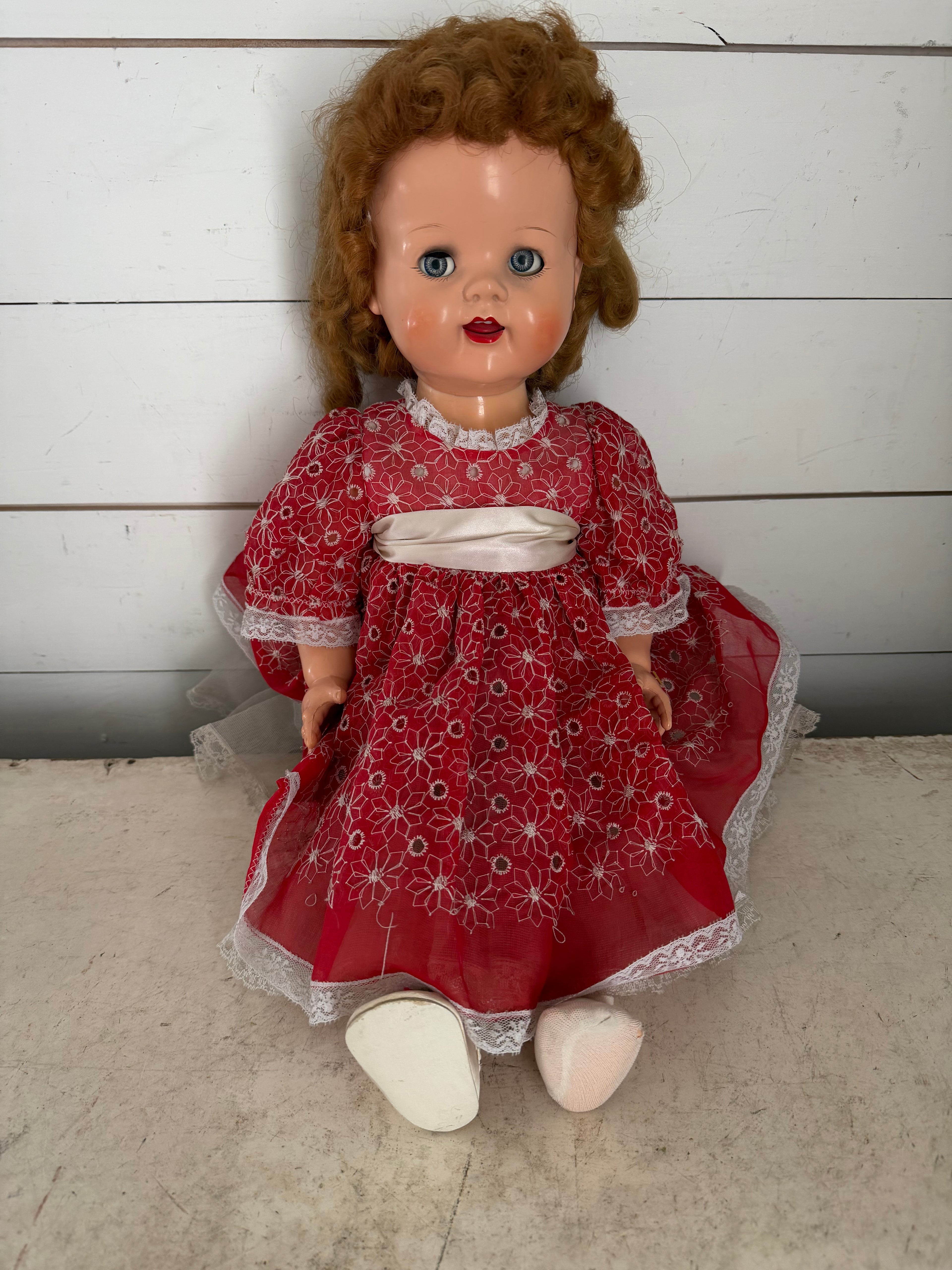 Vintage Ideal Head Turning Walking Doll