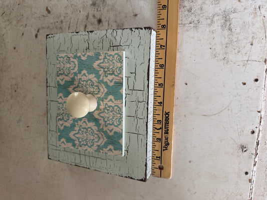 Decorative wood Apron hanger with Knob - Will get makeover