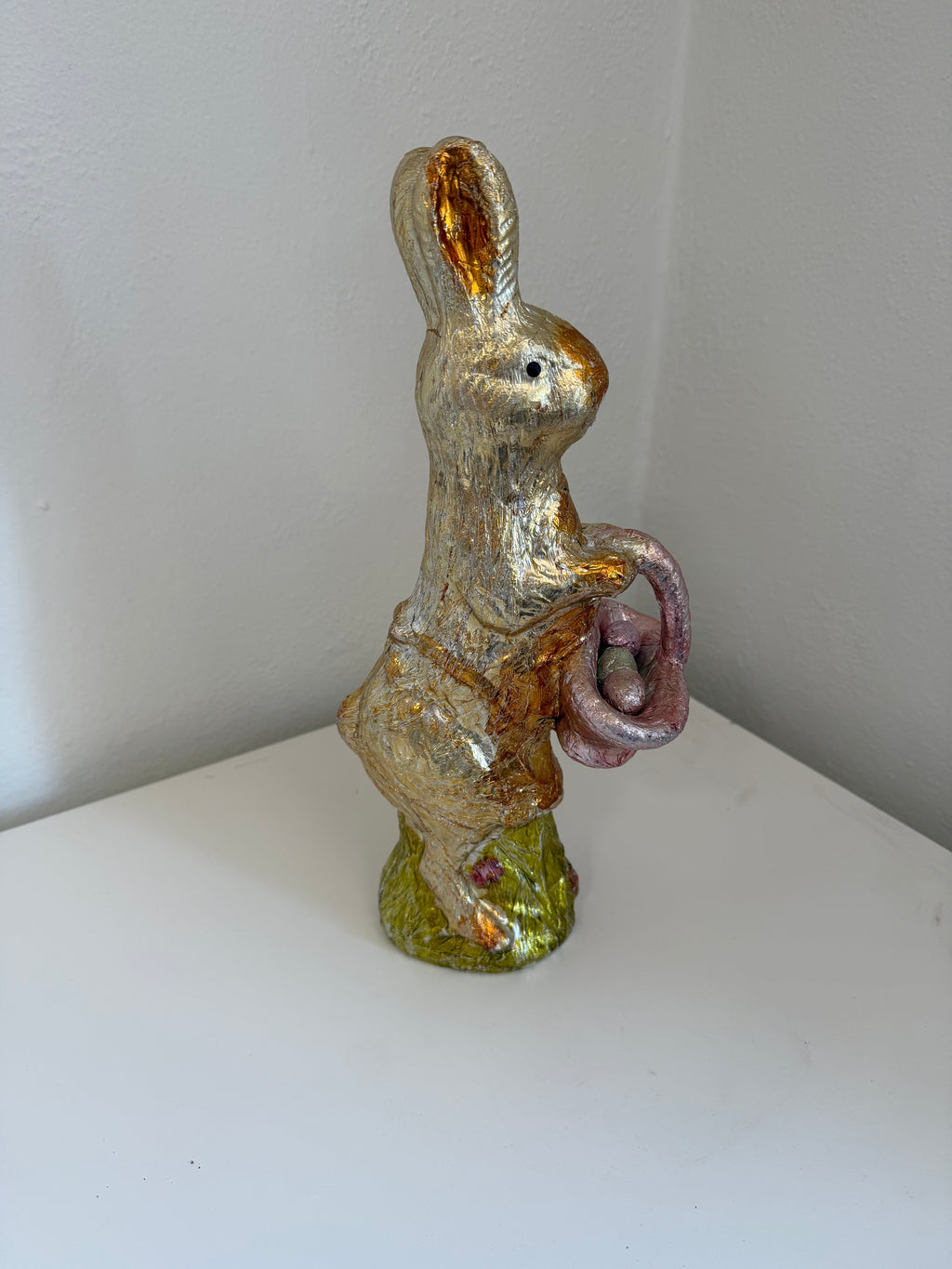 Faux chocolate Easter Bunny