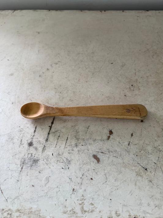 Hand Carved Wood Spoon - 8-1/2”