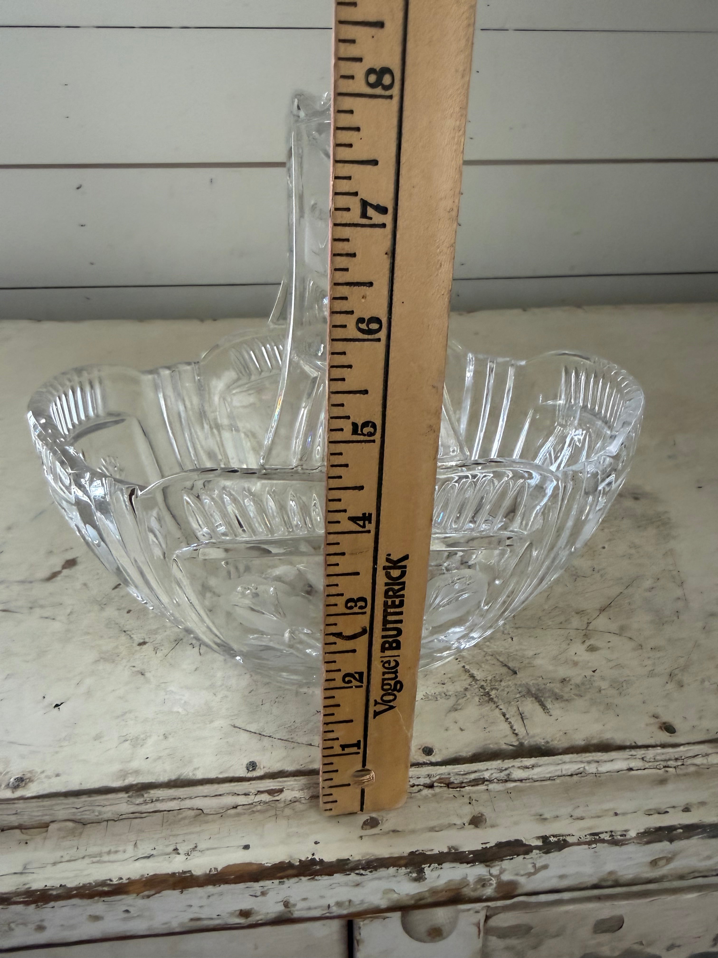 Lead Crystal basket