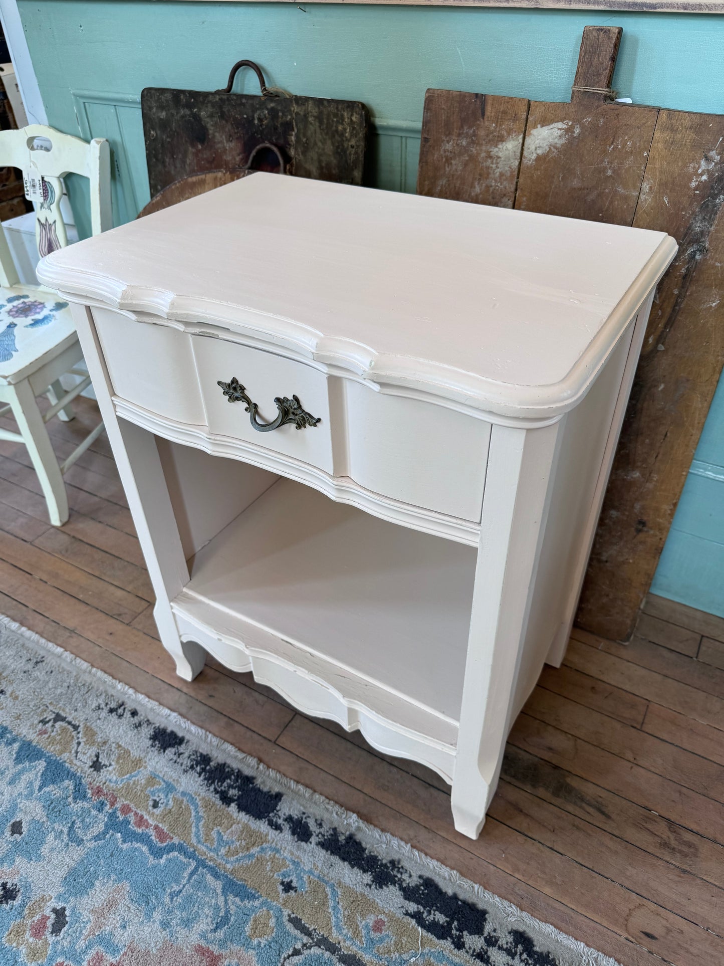 Chippy Pink French Provincial Nightstand