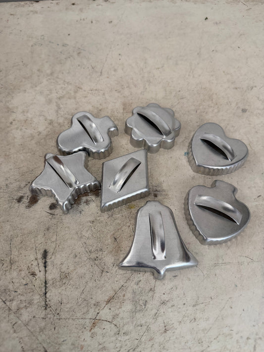 Set of vintage cookie cutters