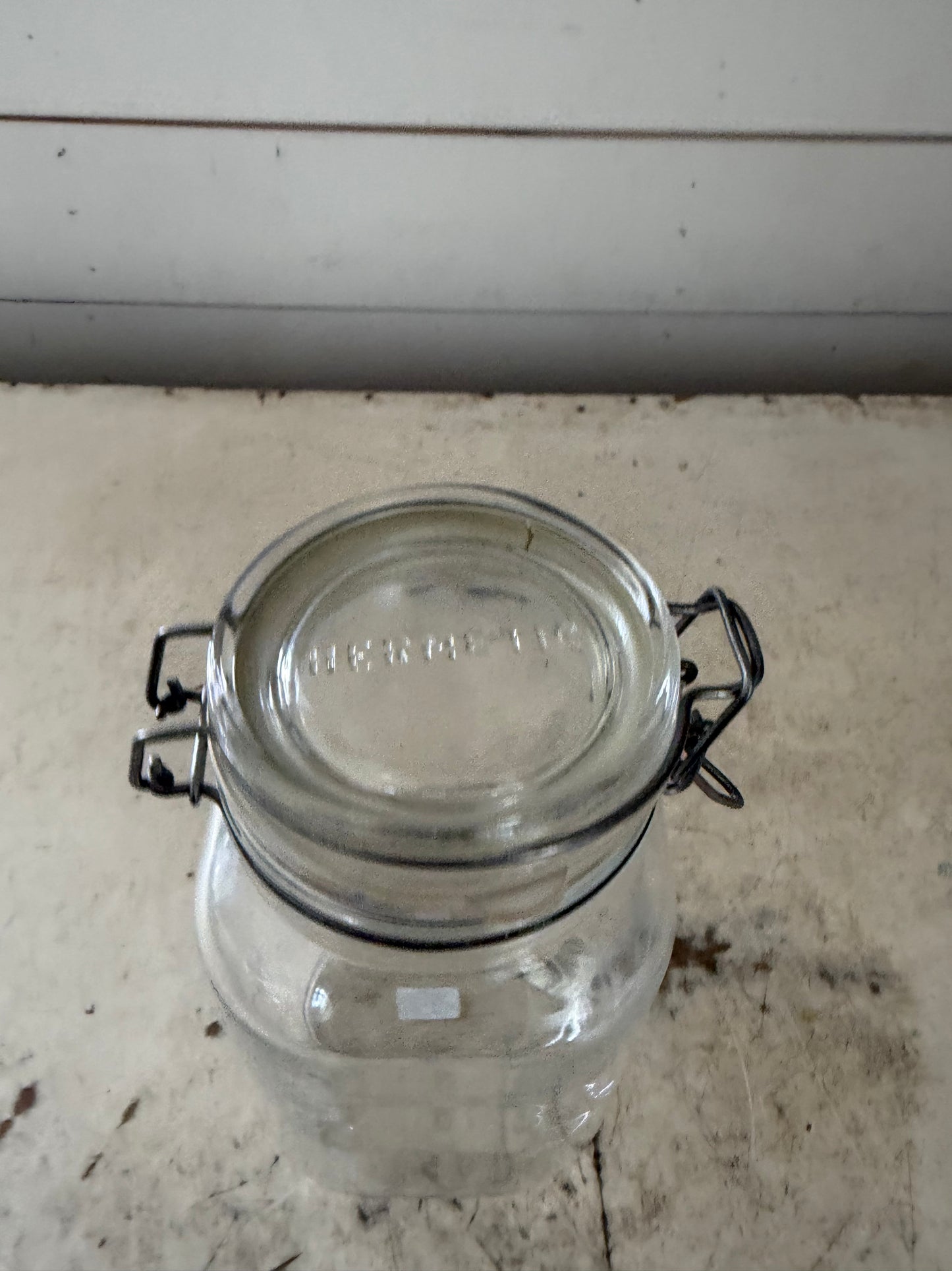 Vintage hermetic jar