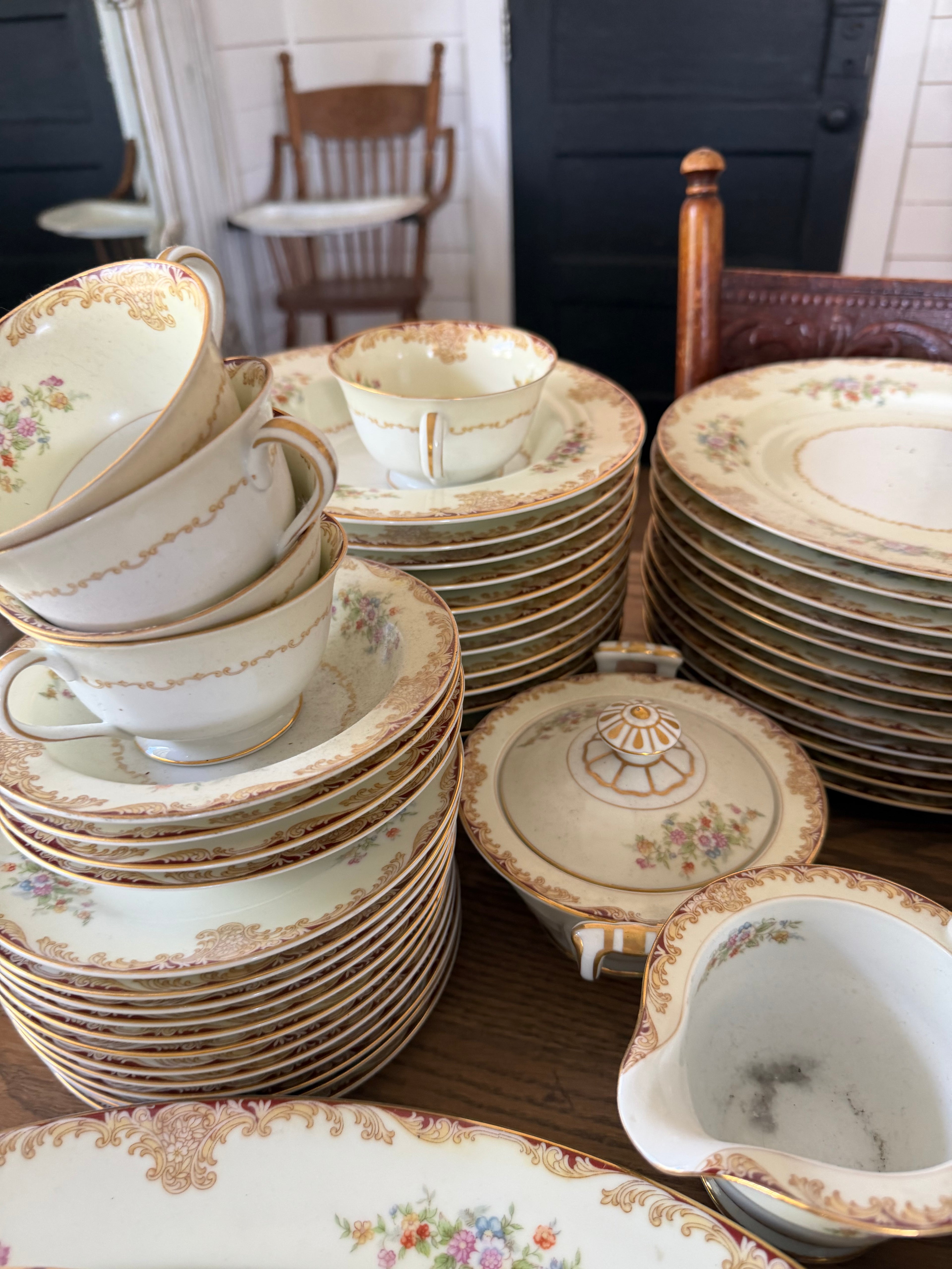 Vintage Noritake China - gold trim -occupied Japan - sold individually