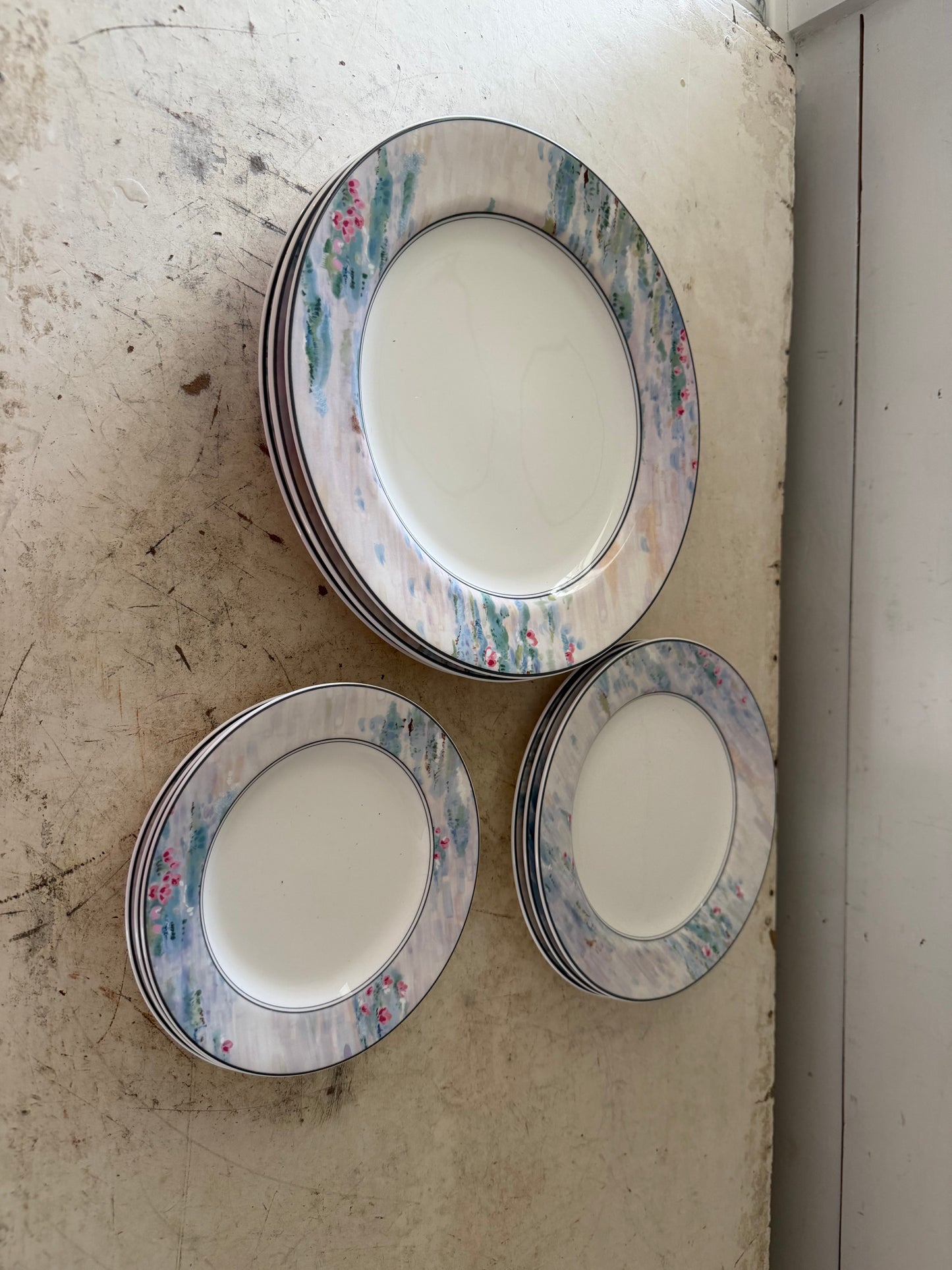 Mikasa Maxima Monet/ impressionistic pastel plates sold individually